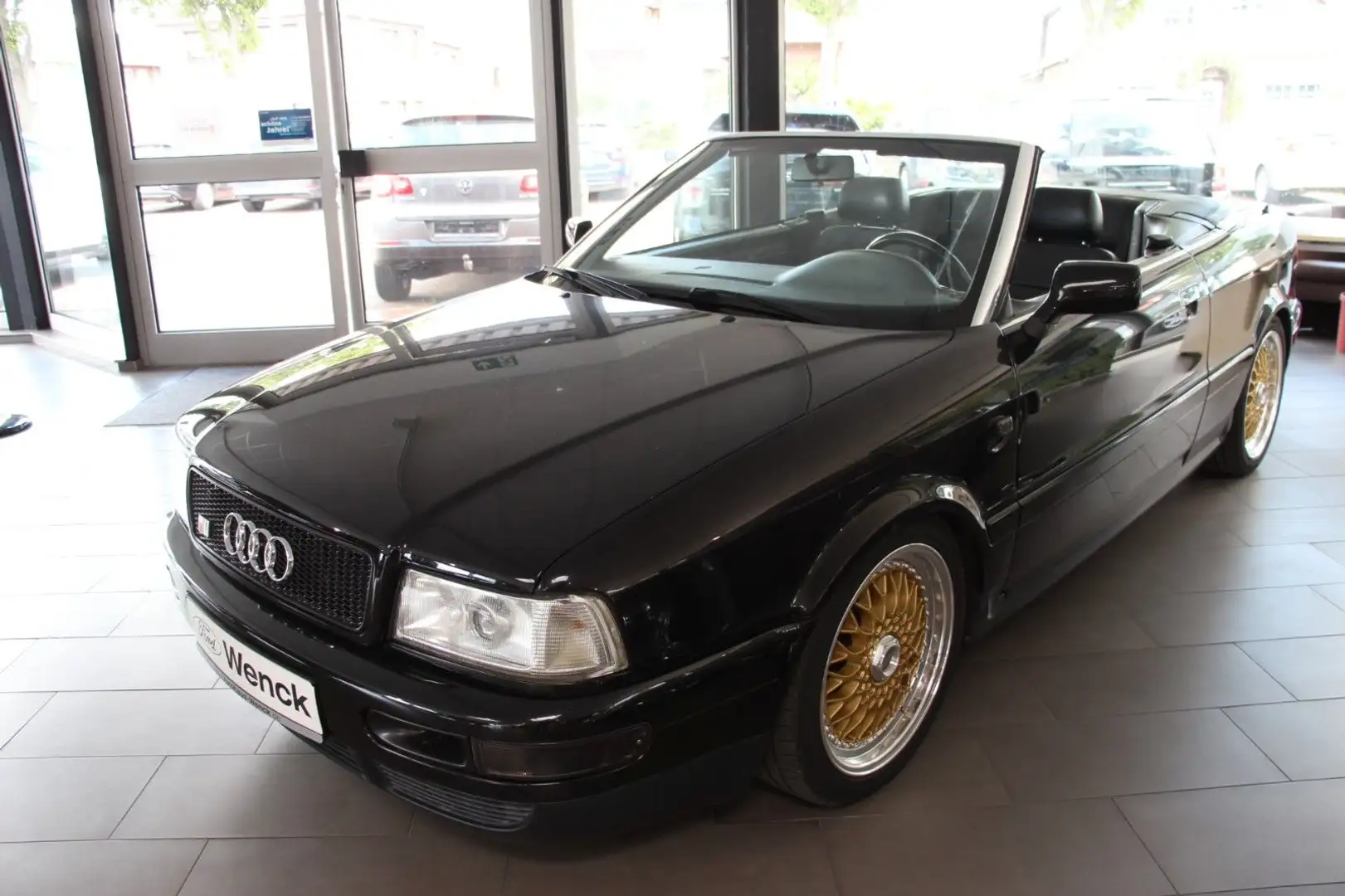 Audi 80 2,6l Cabrio*AUTOMATIK*LEDER*KLIMA*el.VERDECK* Negru - 1