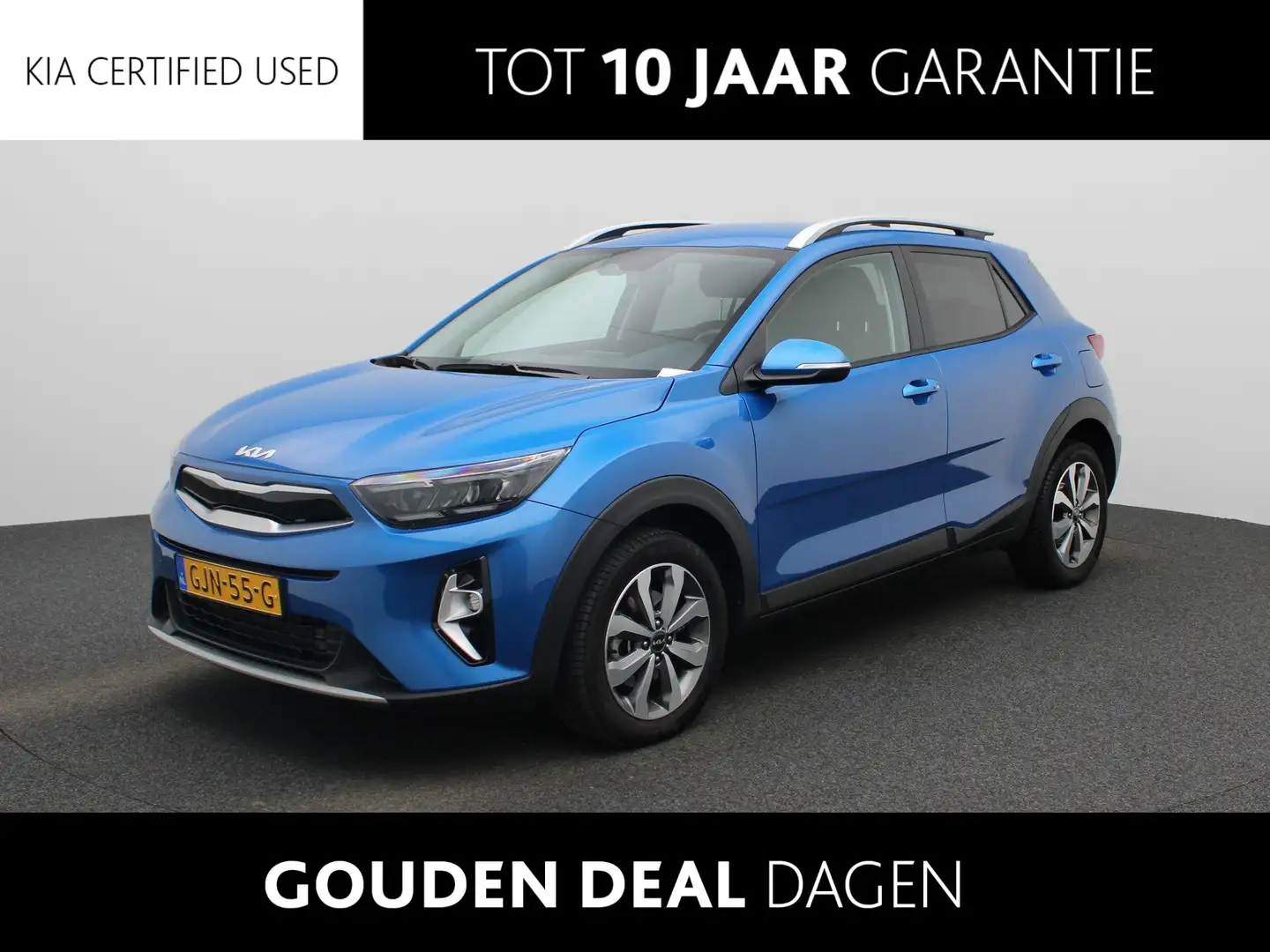 Kia Stonic 1.0 T-GDi MHEV DynamicPlusLine | Navigatie | Clima Bleu - 1