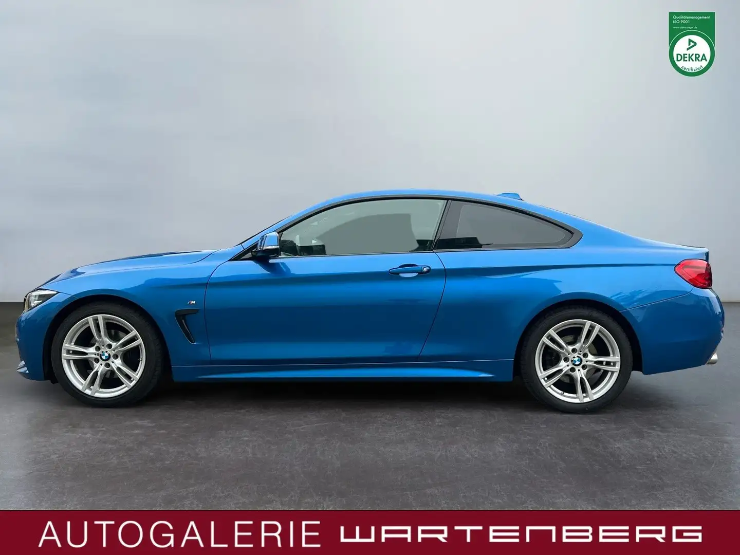 BMW 420 i Coupe M Sport/ALCANTARA/LED/AHK/H&K/CAM/GRA Bleu - 2