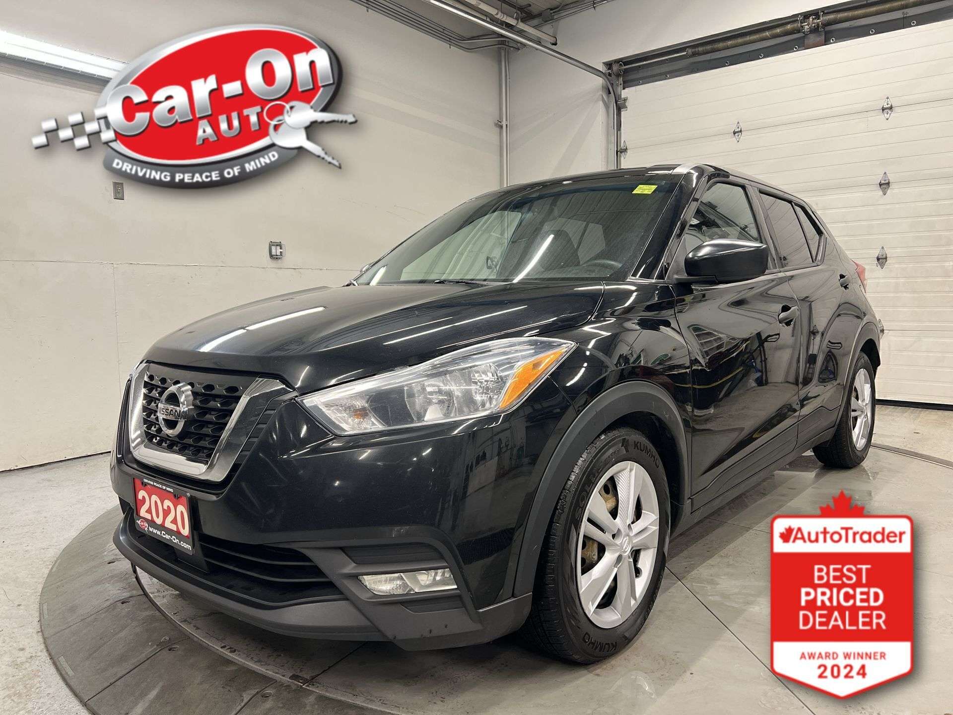 Black 2020 Nissan Kicks S FWD SUV / Crossover Front-Wheel Drive Automatic