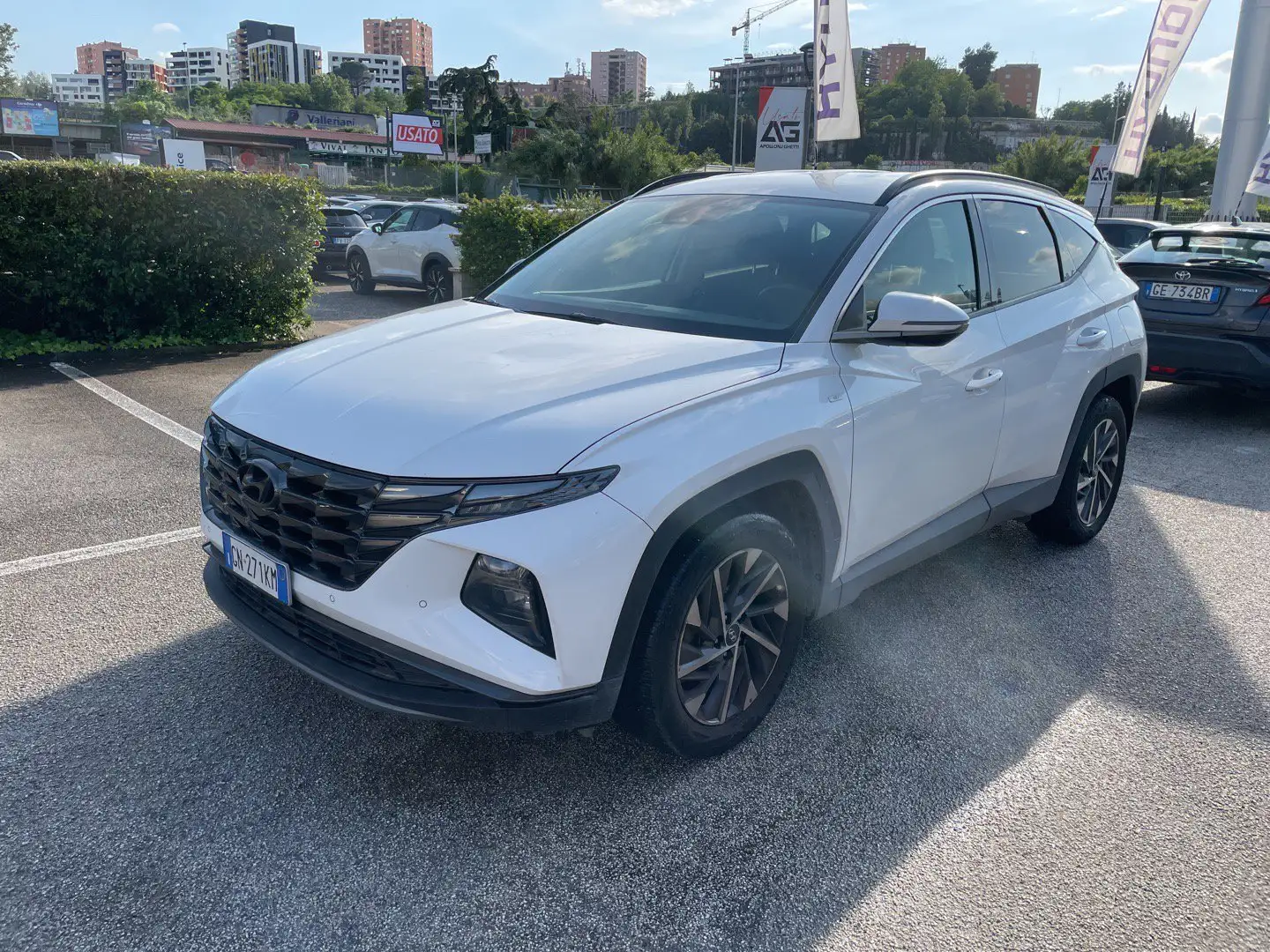 Hyundai TUCSON 1.6 T-GDI 48V Xline Bianco - 1
