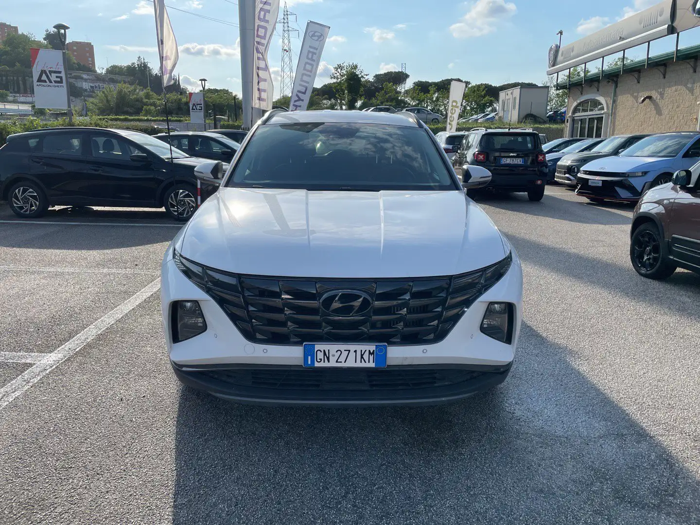 Hyundai TUCSON 1.6 T-GDI 48V Xline Bianco - 2