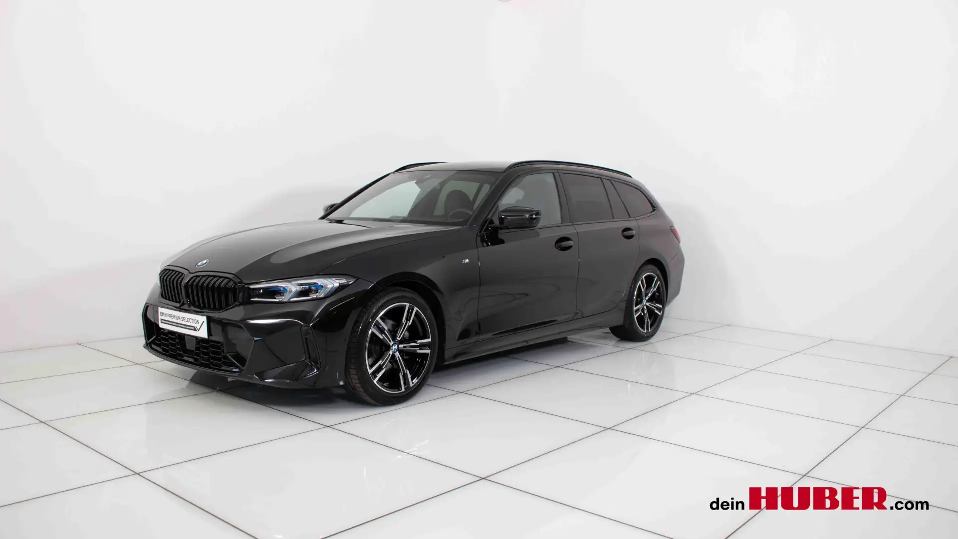 BMW 318 d Schwarz - 1