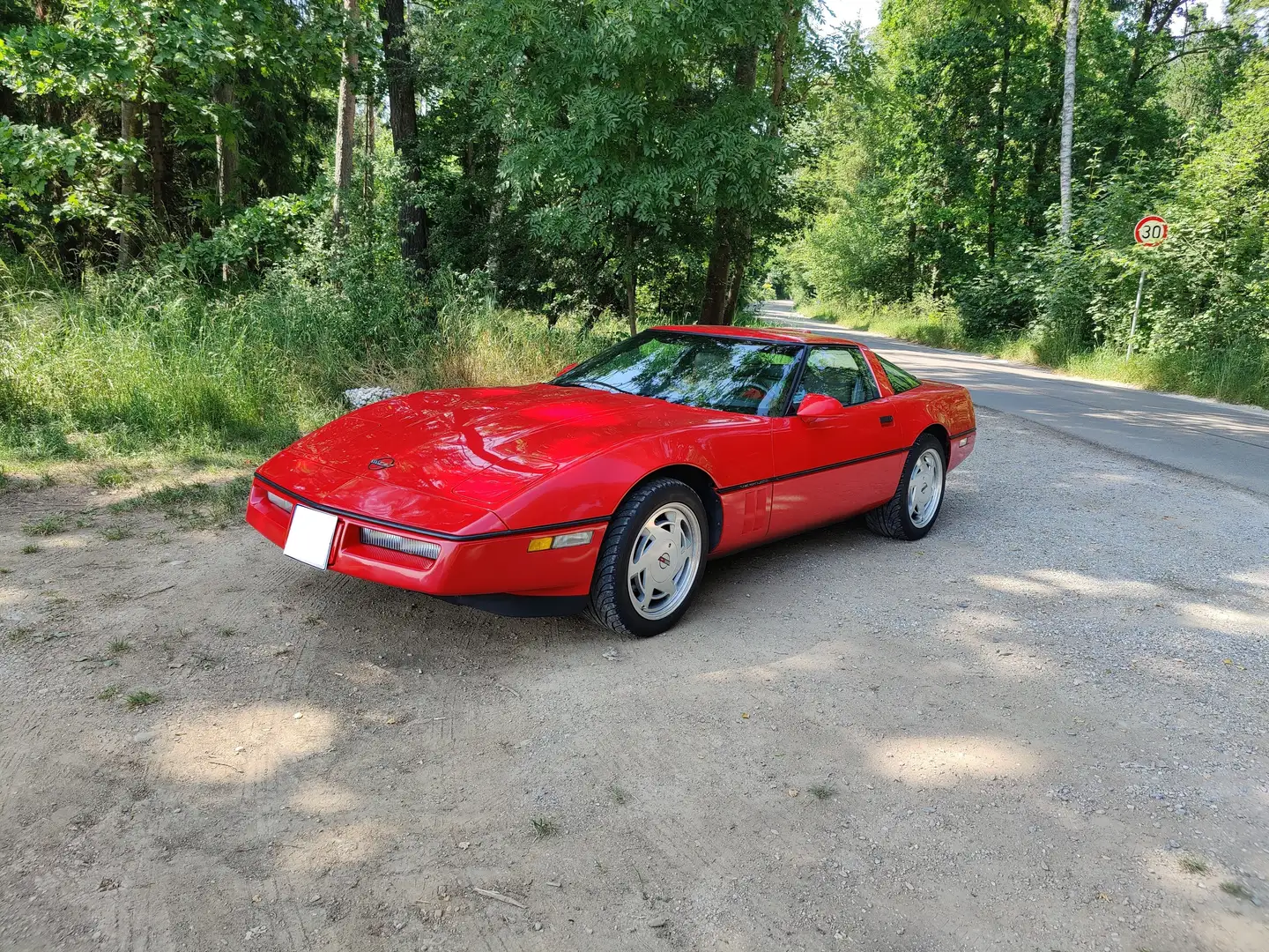 Corvette C4 Targa Rot - 1