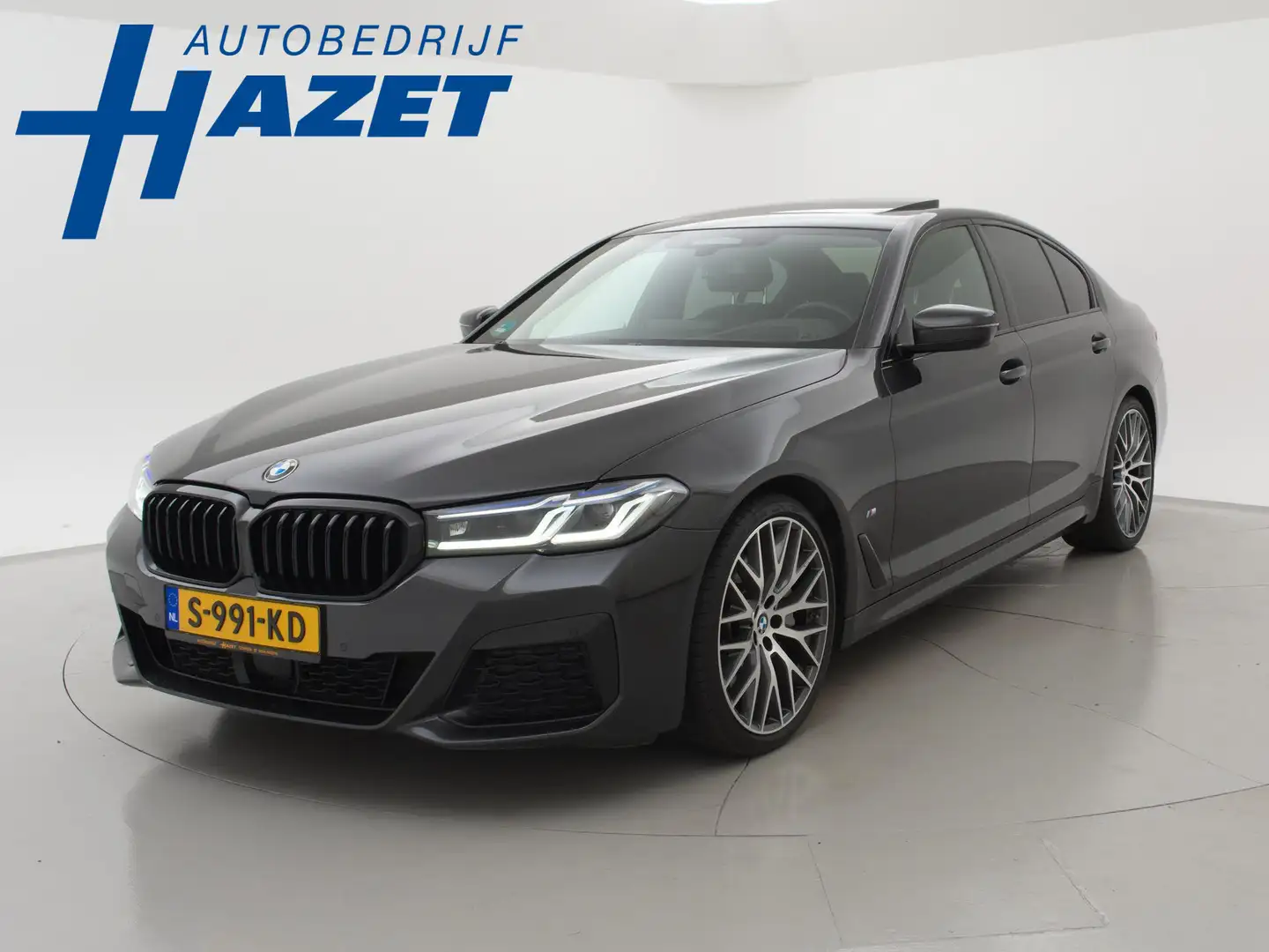 BMW 540 5-serie 540i M-SPORT 3.0I 333 PK SEDAN + NAPPA LED Gris - 1