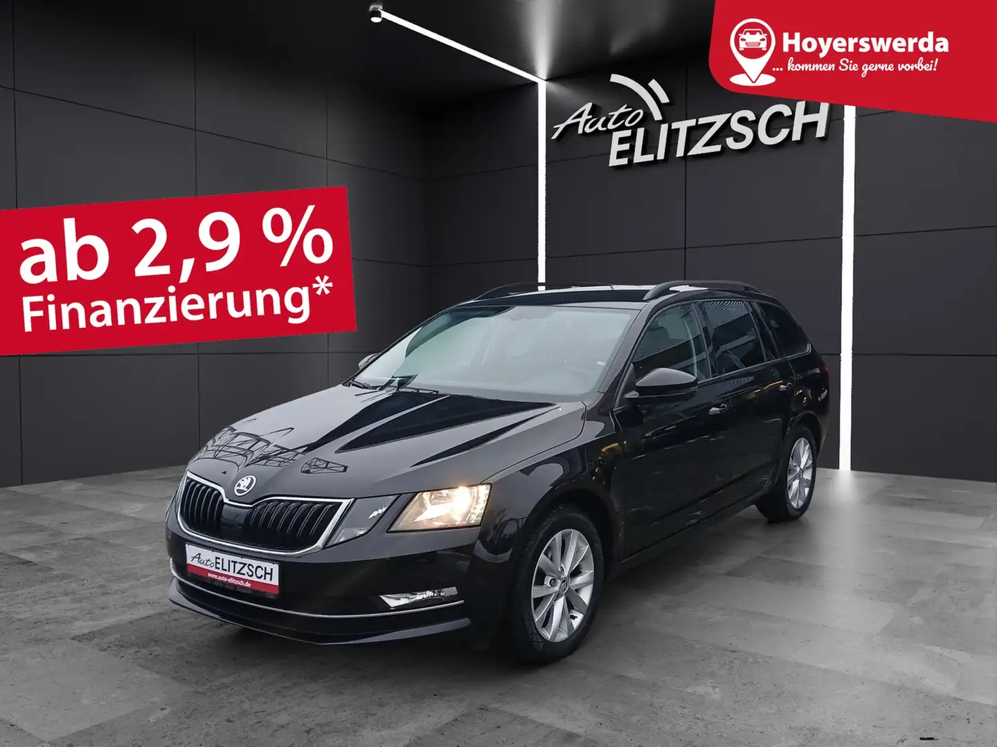 Skoda Octavia Combi TDI Style Navi GRA PDC SH LM Schwarz - 1
