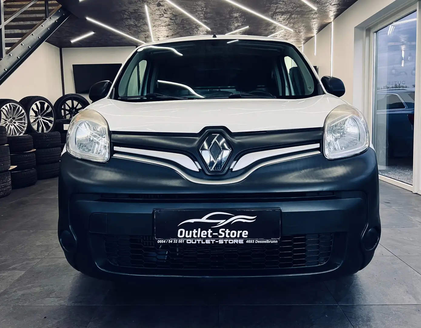 Renault Kangoo Kastenwagen Energy 75*1.Besitz*Klima*AHK*59.000KM* Weiß - 2