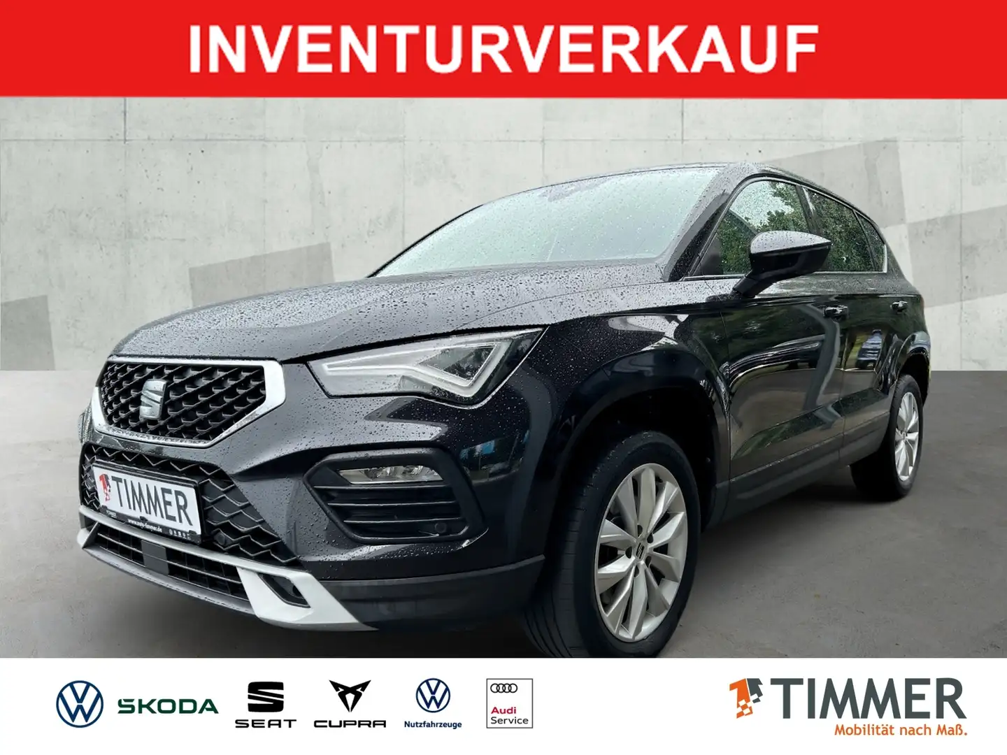SEAT Ateca 2.0 TDI DSG STYLE *AHK *BEATS *STHZG *LED *ACC * Schwarz - 1