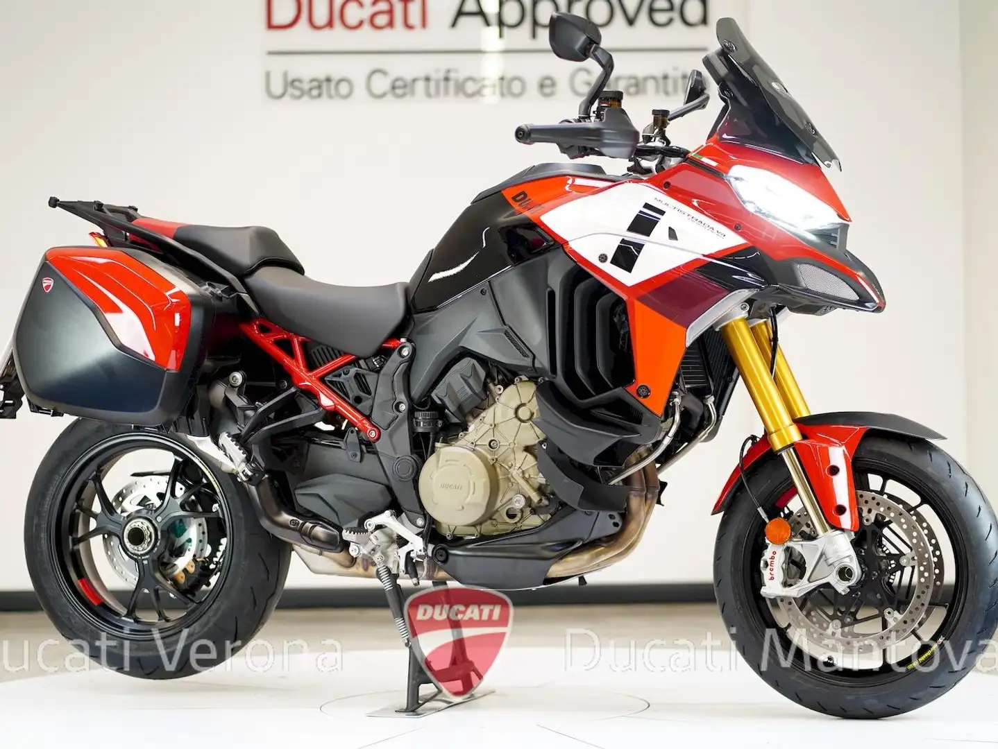 Ducati Multistrada V4 S Multistrada V4 Pikes Peak + kit Touring Rosso - 2