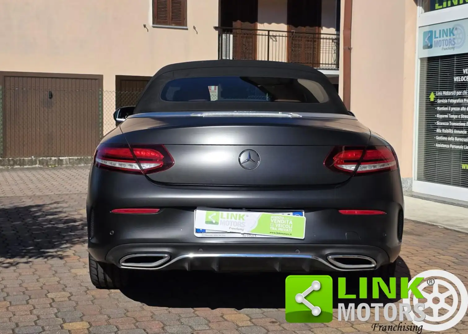 Mercedes-Benz C 220 d 194 cv 4Matic Auto Cabrio Premium Plus Noir - 2