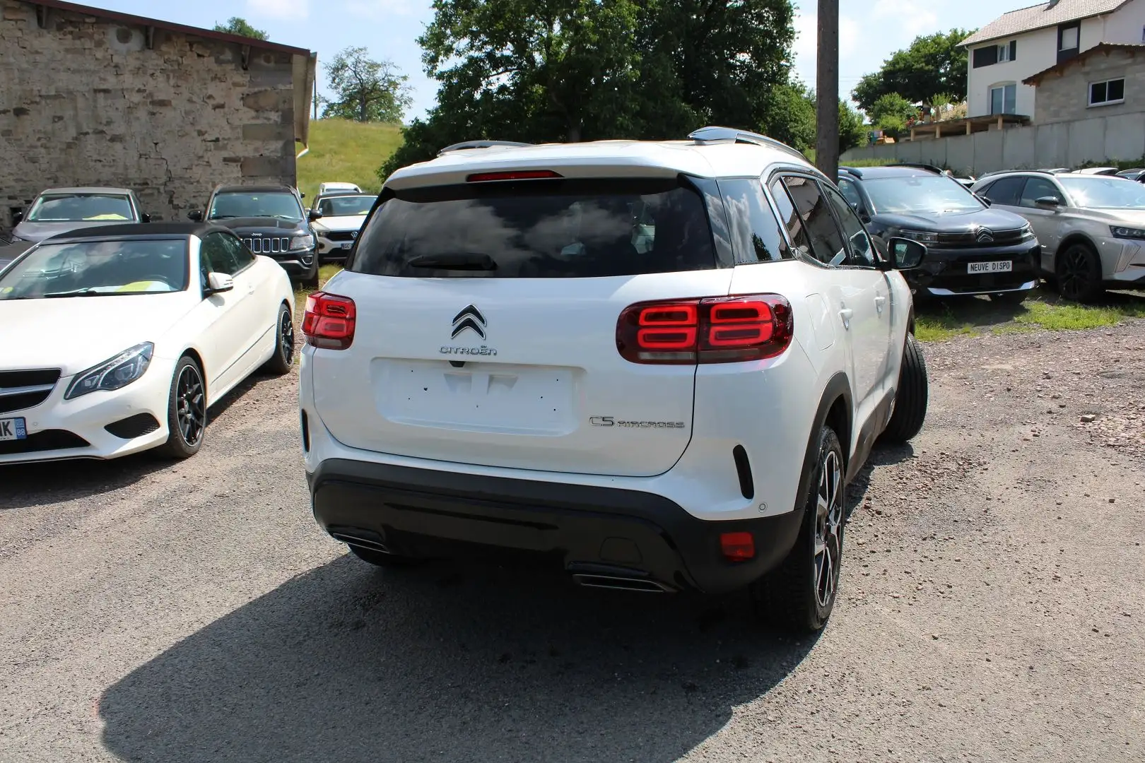 Citroen C5 Aircross SHINE EAT8 BOITE AUTO BLUEHDI 130 CV CAMÉRA JANTES Blanc - 2