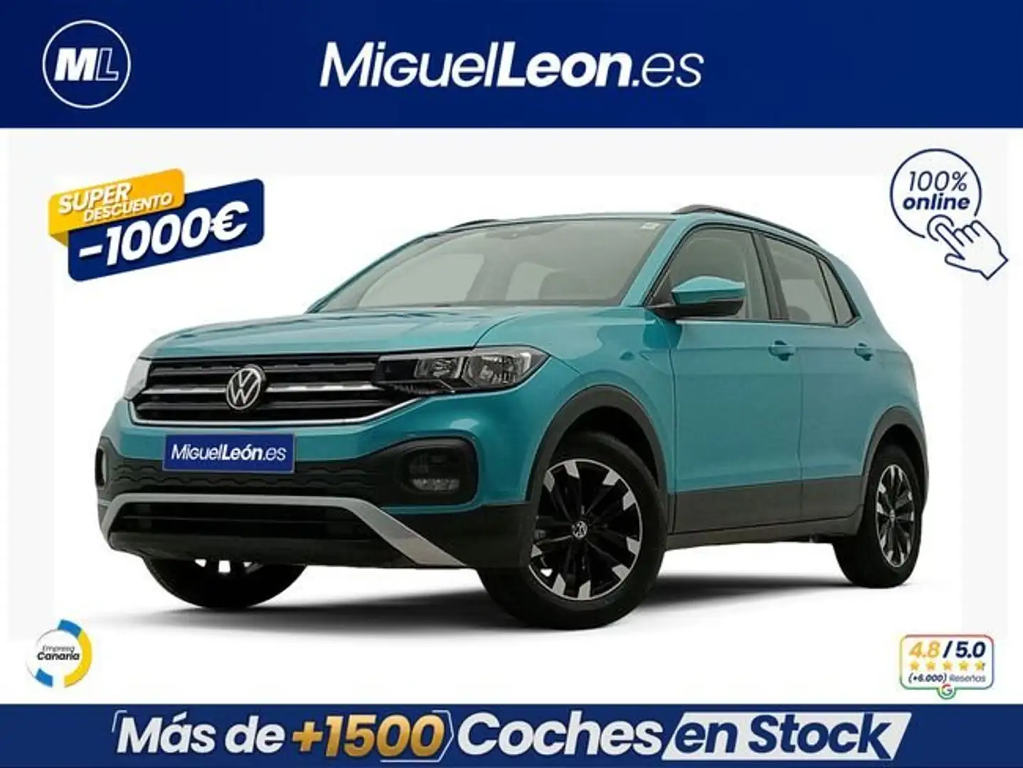 Volkswagen T-Cross 1.0 TSI Life 70kW Verde - 1