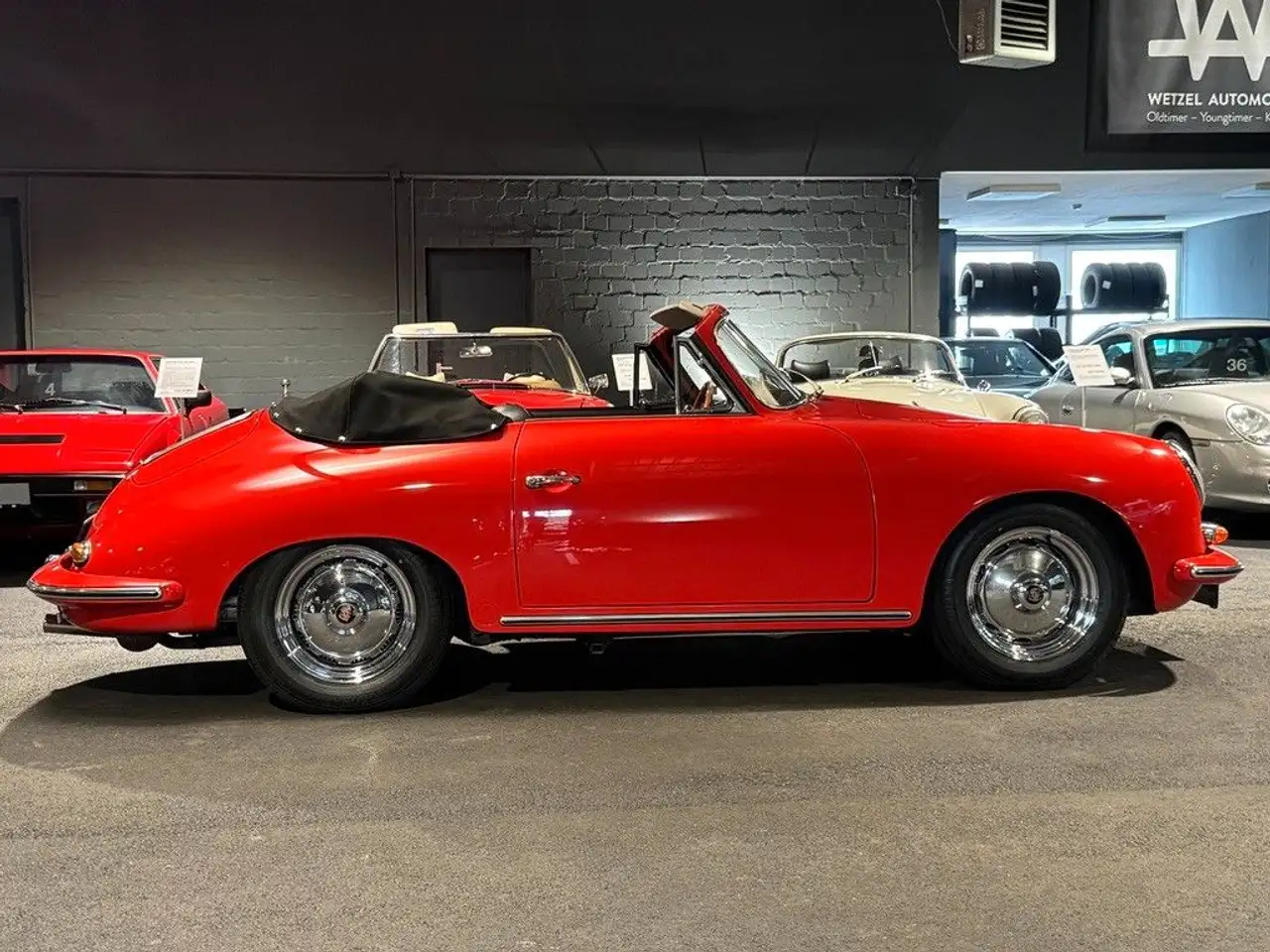 Porsche 356 B 1600 S Cabrio/Top/Sportfahrwerk/Motorrev., foto 8