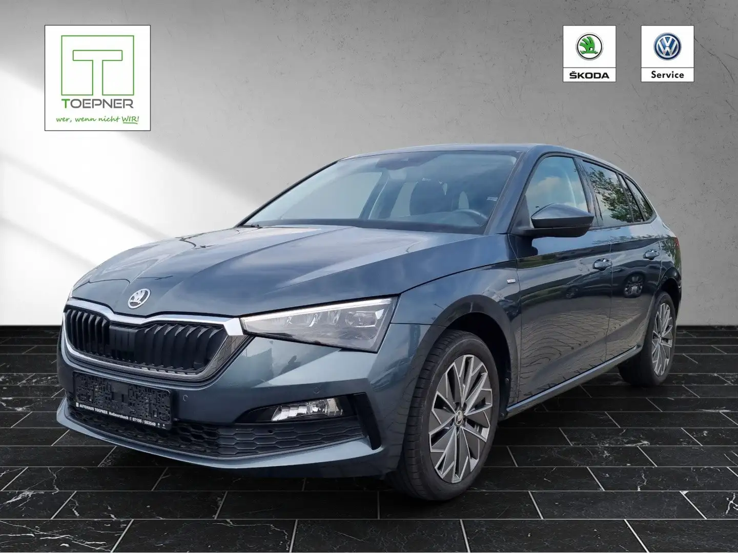 Skoda Scala Clever 1,0 TSI DSG GRA PDC LED Grau - 2