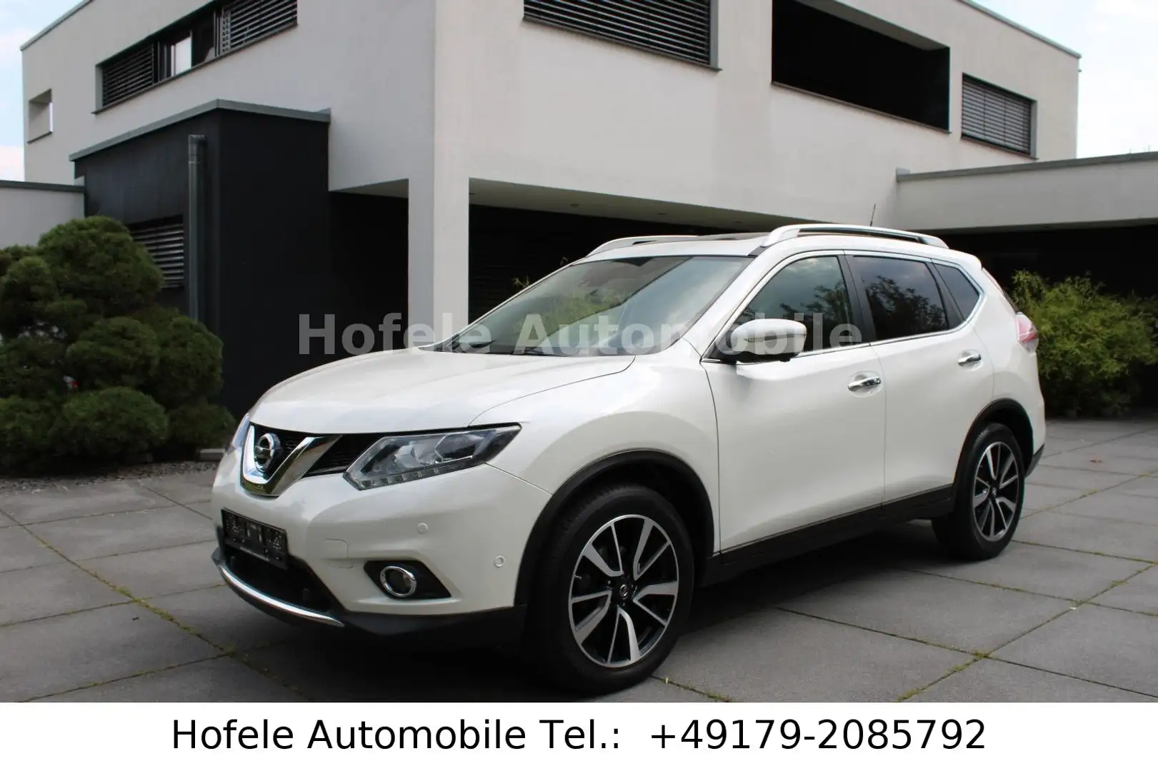 Nissan X-Trail Tekna*360°CAM/NAVI/AHK/PANO/LEDER* Blanc - 1