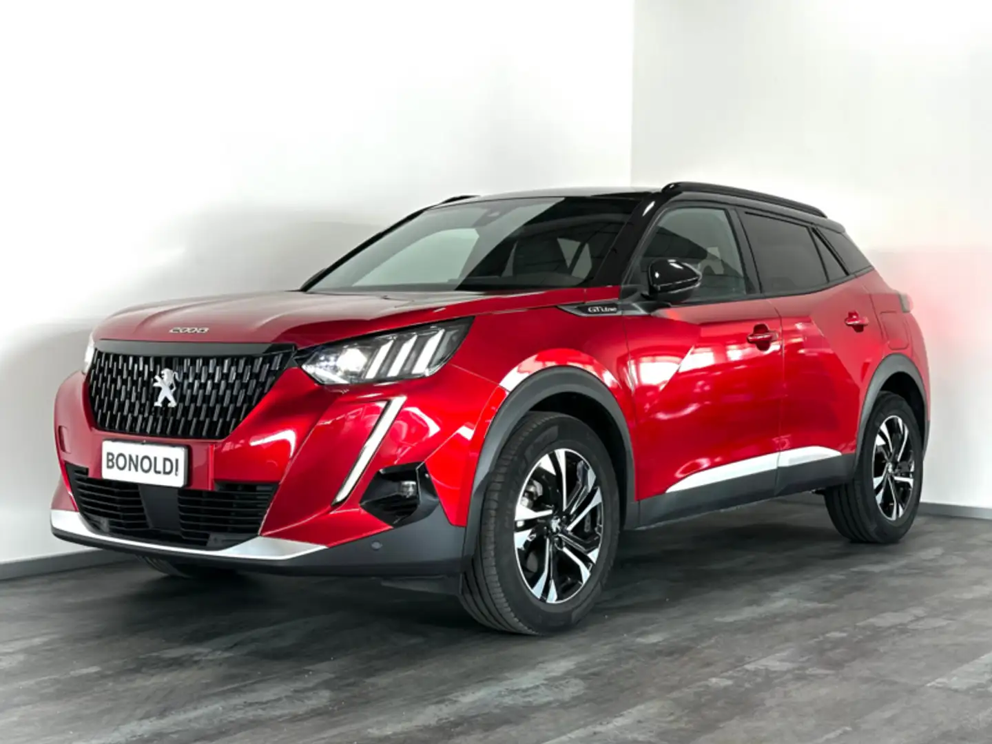 Peugeot 2008 BlueHDi 130 EAT8 S&S GT Line Full Led Navi Telec. Rosso - 1