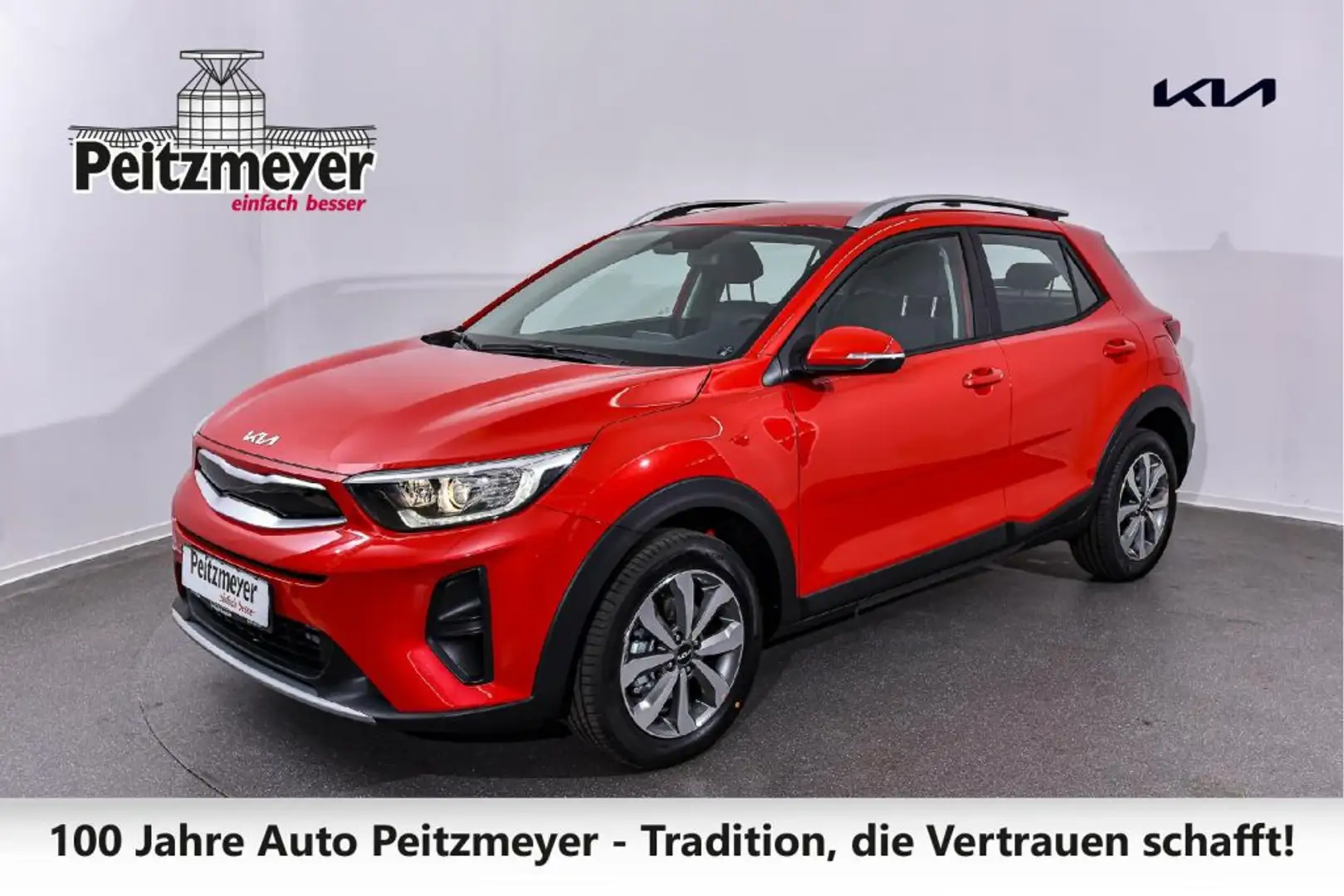 Kia Stonic 1.2 Vision / Neuwagen Rot - 1