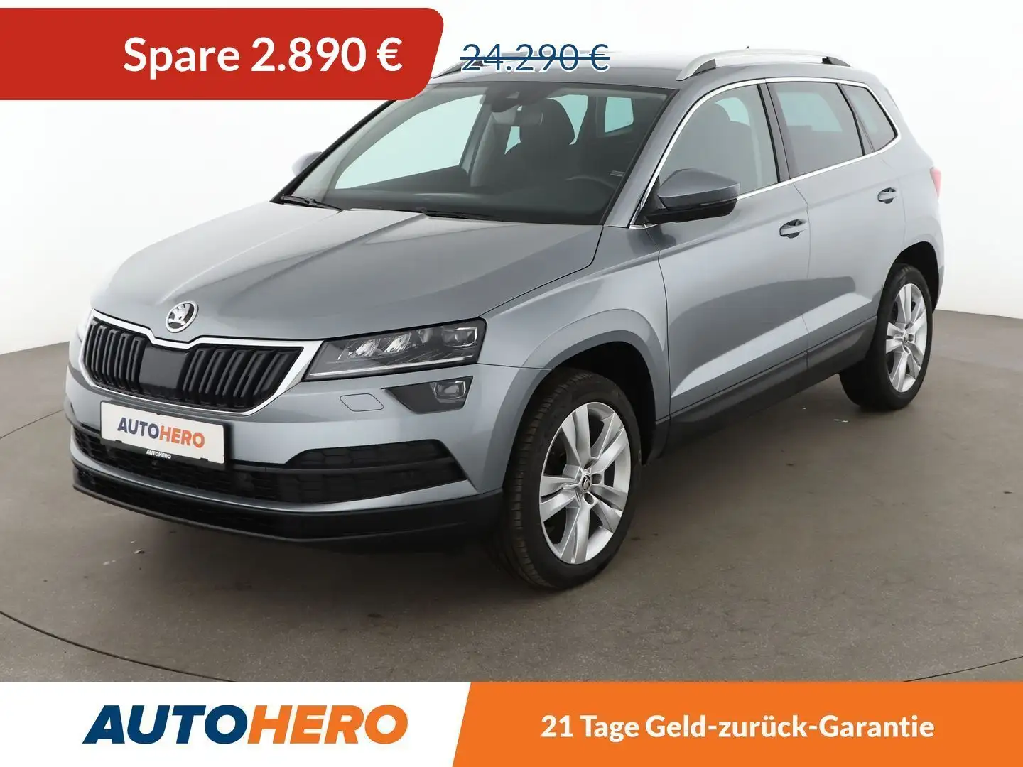 Skoda Karoq 1.5 TSI ACT Style Aut.*NAVI*LED*ACC*CAM* Gris - 1
