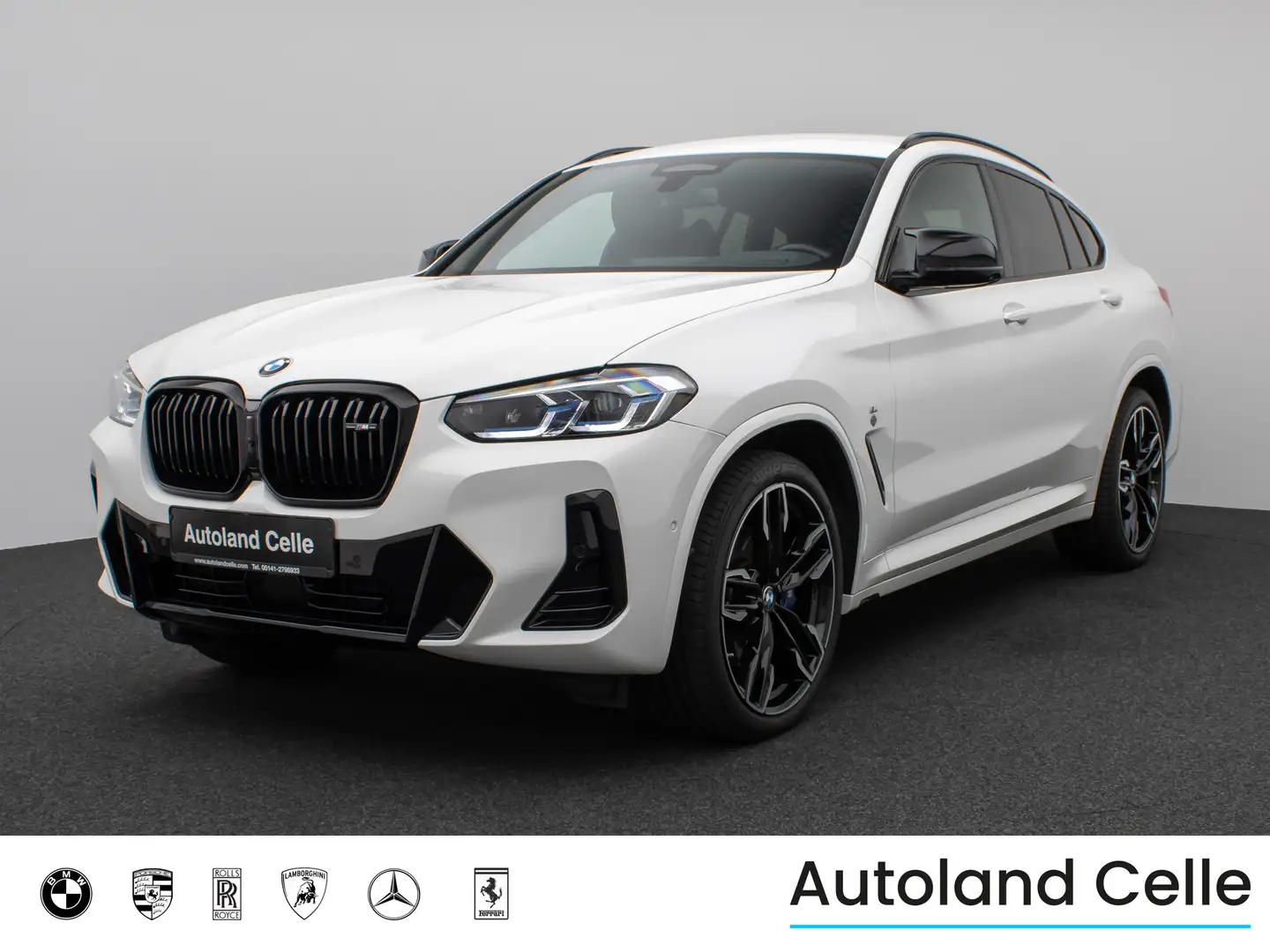 BMW X4 M 360° HUD HiFi Laser Komfort AHK 21Zoll Blanc - 1