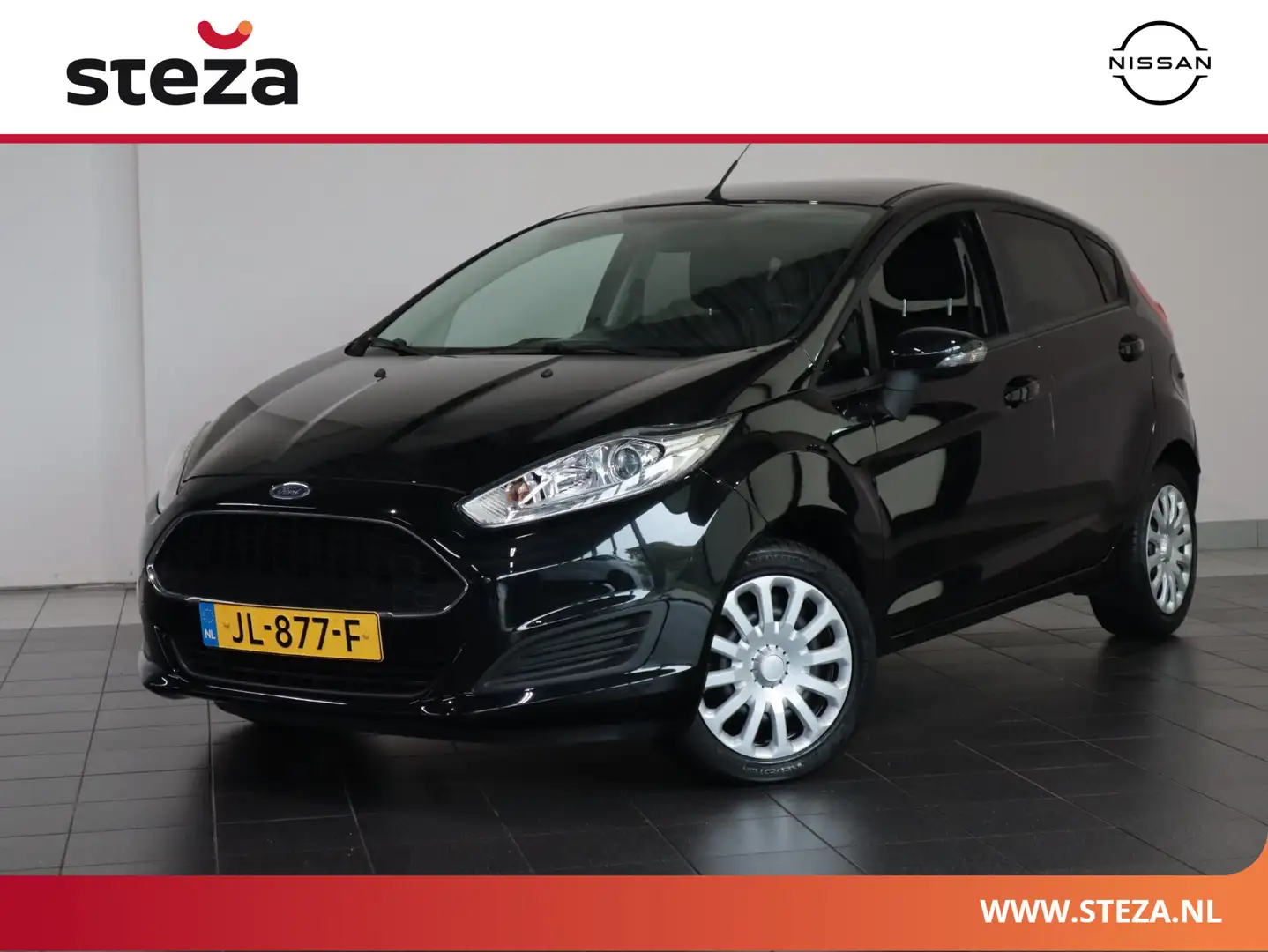 Ford Fiesta 1.0 Style | Navigatie | Airco | 5-deurs | weinig k Noir - 1