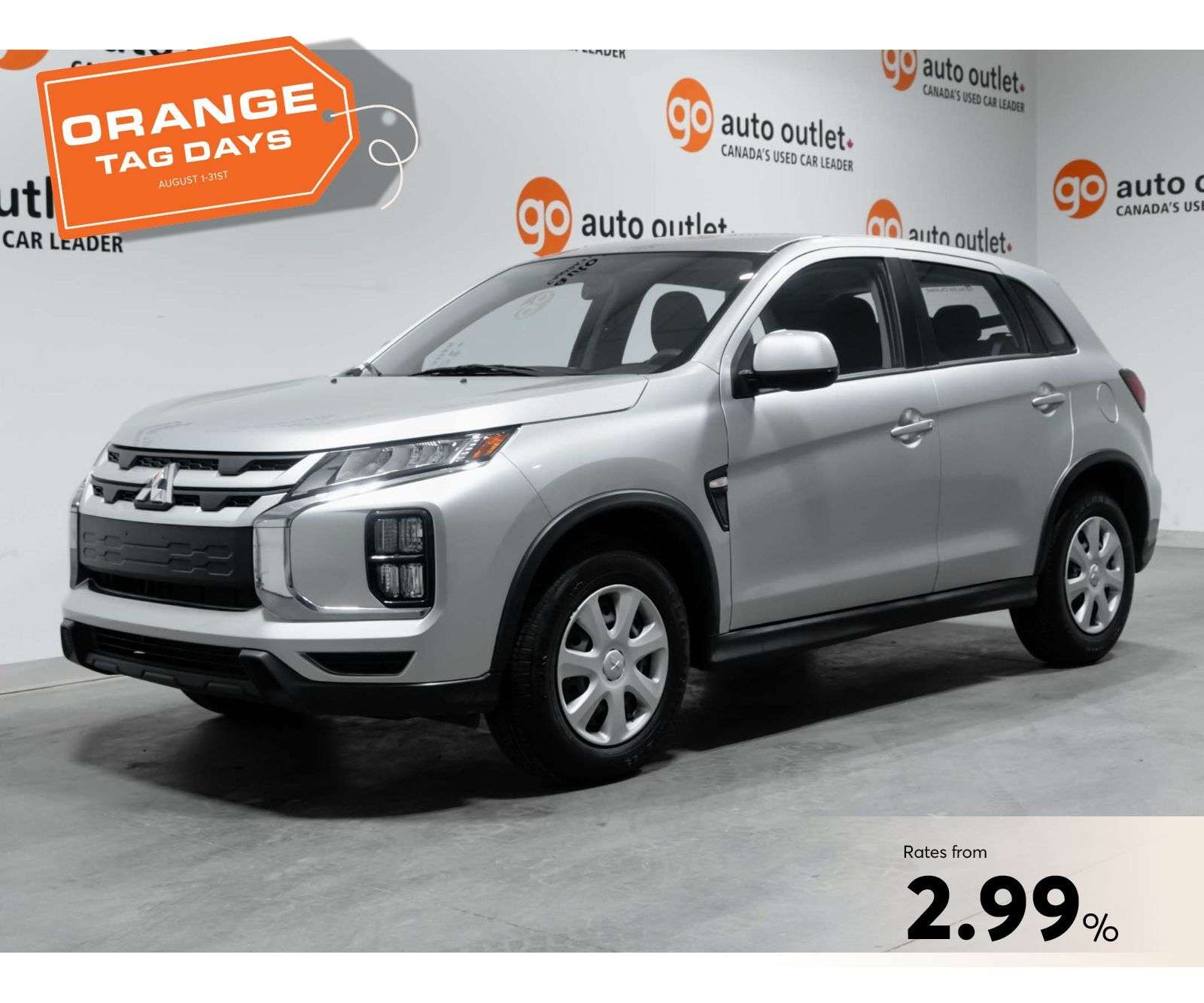2025 Mitsubishi RVR ES 2.0L I4, HTD SEATS, SXM, BLUETOOTH, BACKUP CAM,