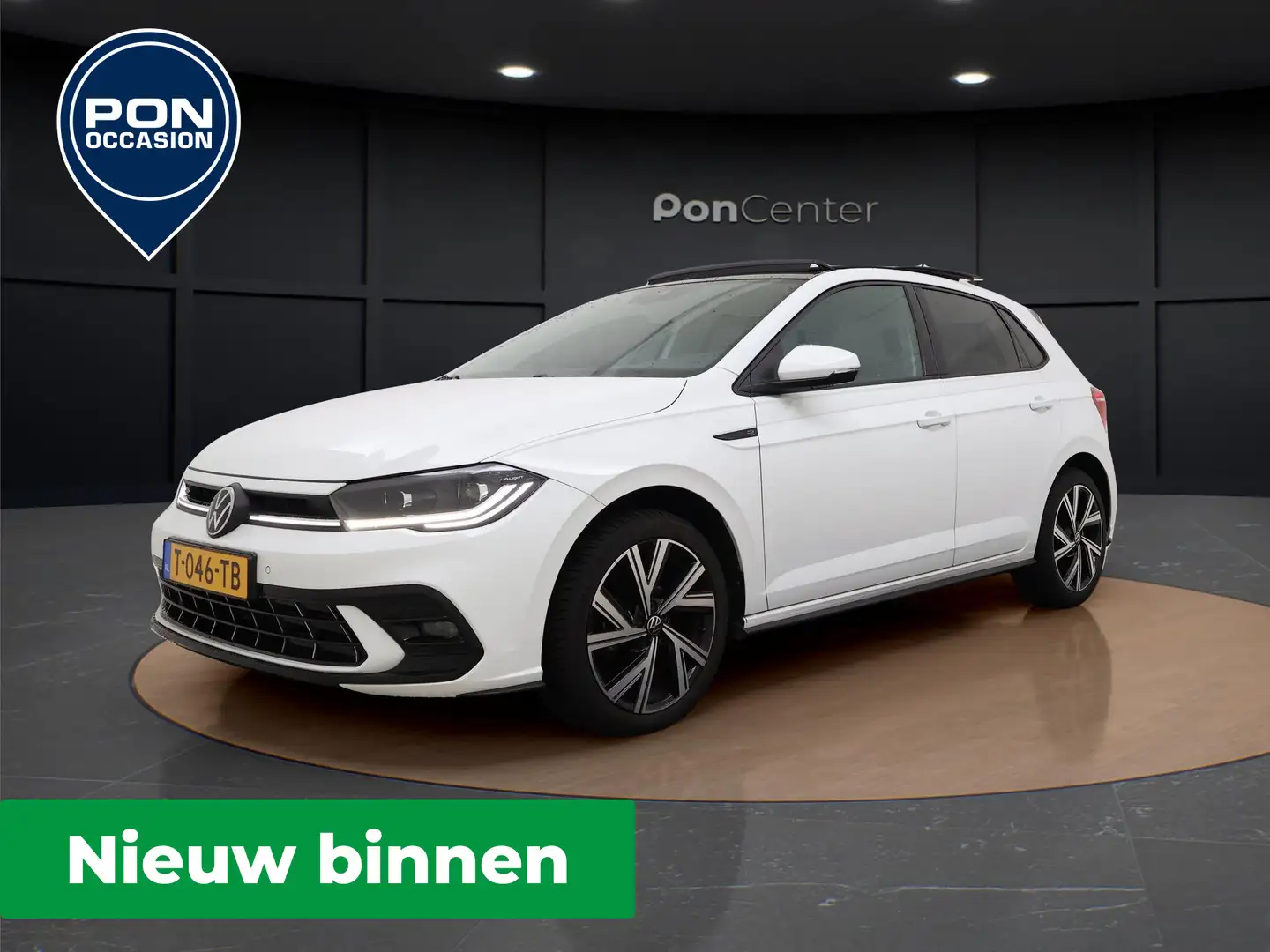 Volkswagen Polo 1.0 TSI 95PK R-Line | NIEUW BINNEN | Pano.Dak | IQ Wit - 1