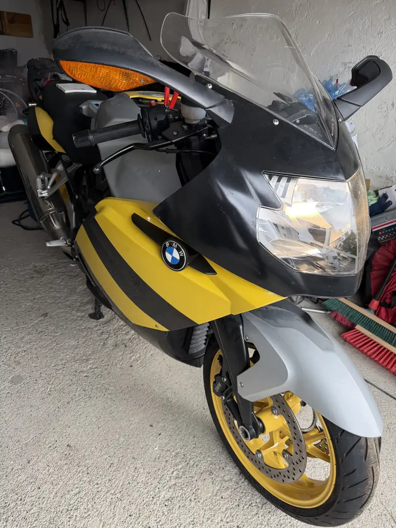 BMW K 1200 S ABS Scheibe Griffheizung Sárga - 1