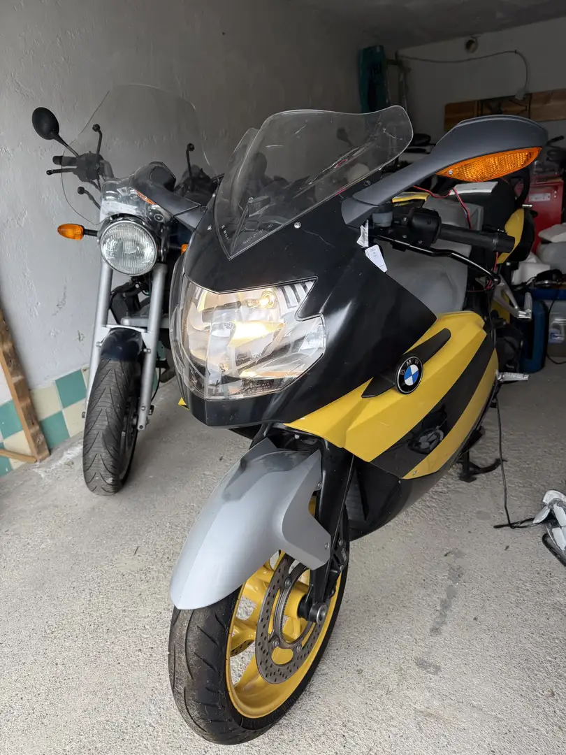 BMW K 1200 S ABS Scheibe Griffheizung Sárga - 2