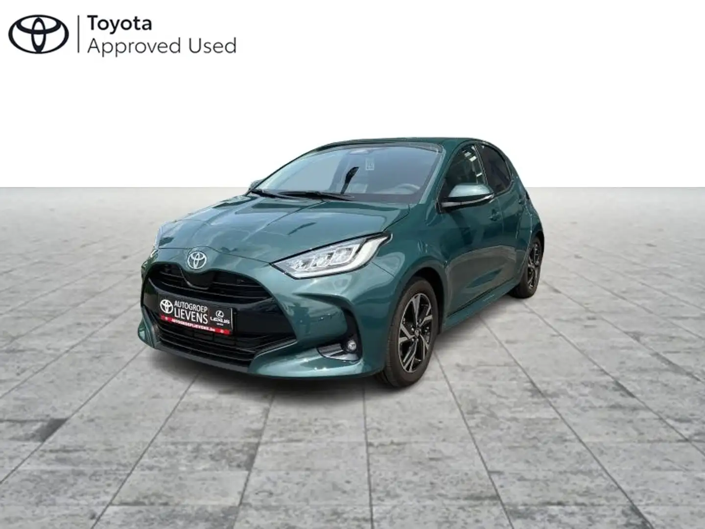 Toyota Yaris Iconic + hi tech pack 1.5 Hyb Groen - 1
