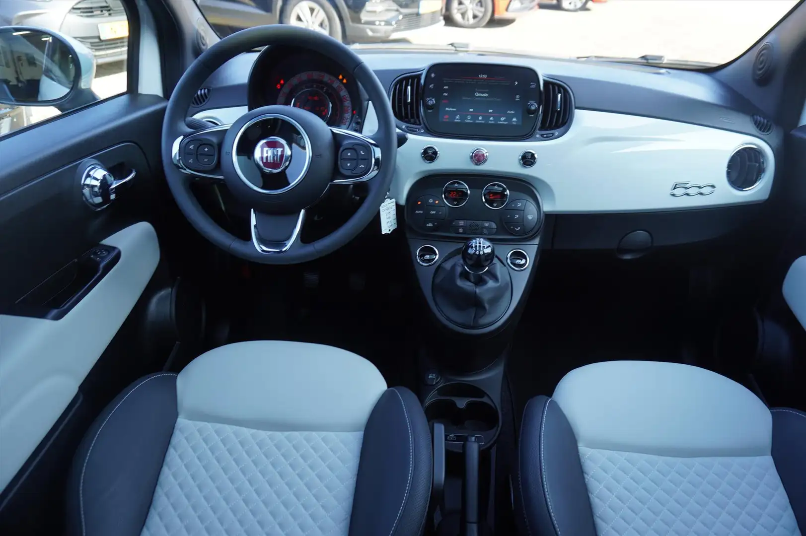 Fiat 500 1.0 70pk Hybrid Dolcevita Panoramadak Climatronic Weiß - 2