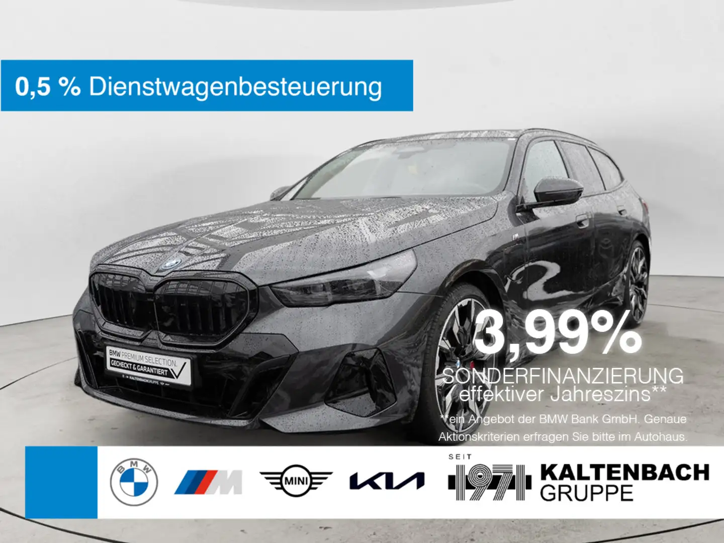 BMW 550 e Touring xDrive M-Sport Pro PANO AHK 360° Gris - 1