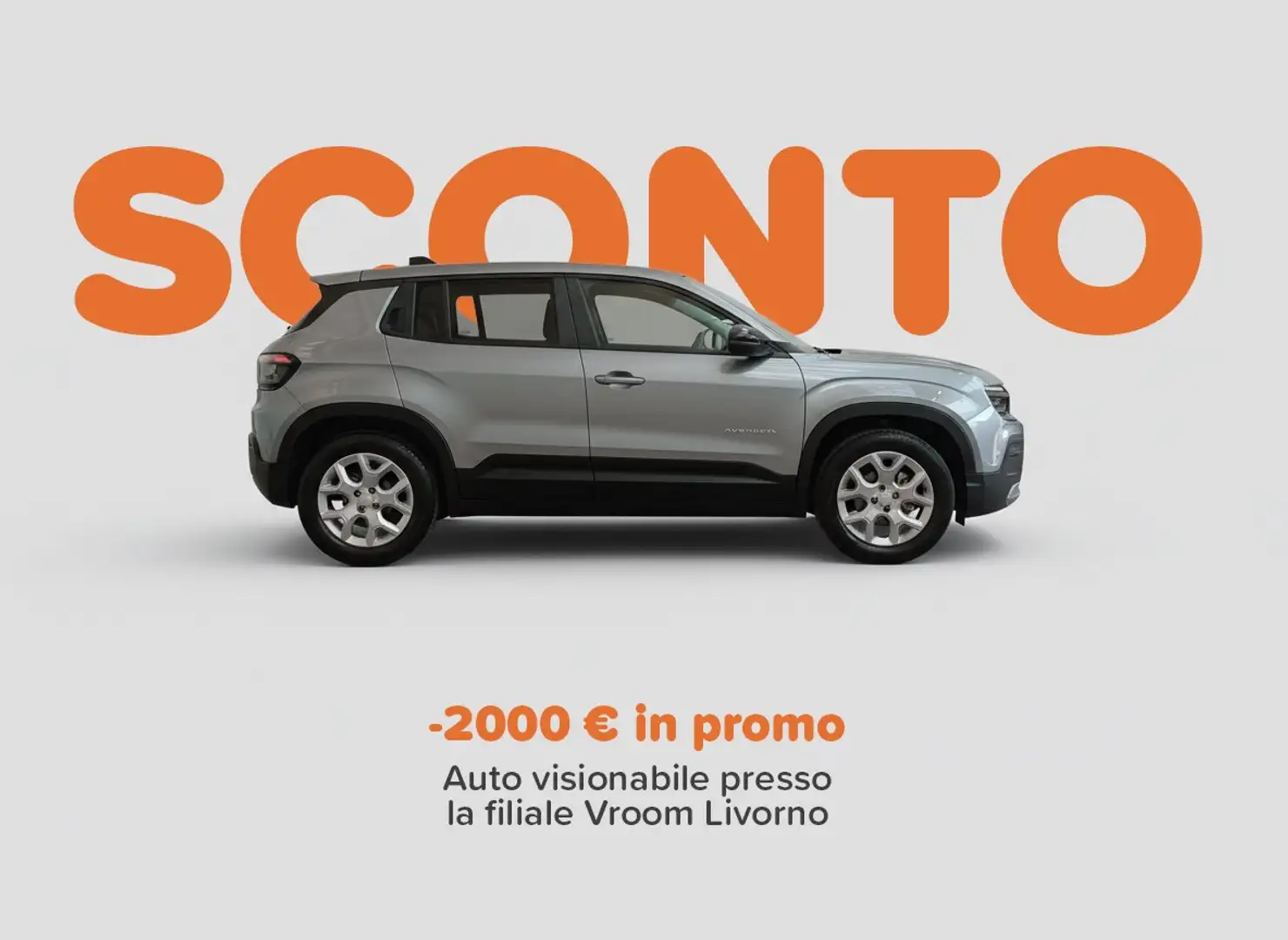 Jeep Avenger Avenger 1.2 Turbo 100 CV Altitude Grigio - 1