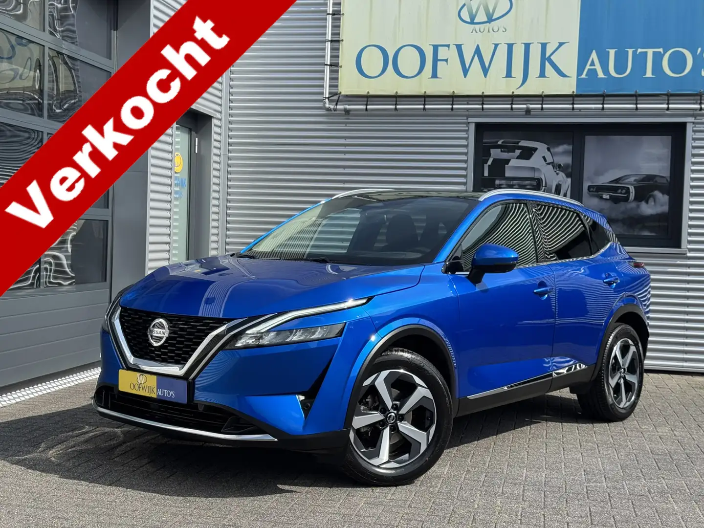 Nissan Qashqai 1.3 MHEV N-Connecta Clima Pano Navi 360 Camera Led Azul - 1