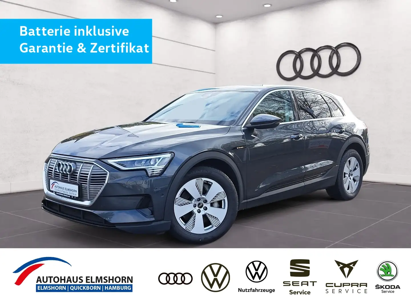 Audi e-tron 50 quattro AHK NAV LED AIR GRA PDC SHZ Grau - 1