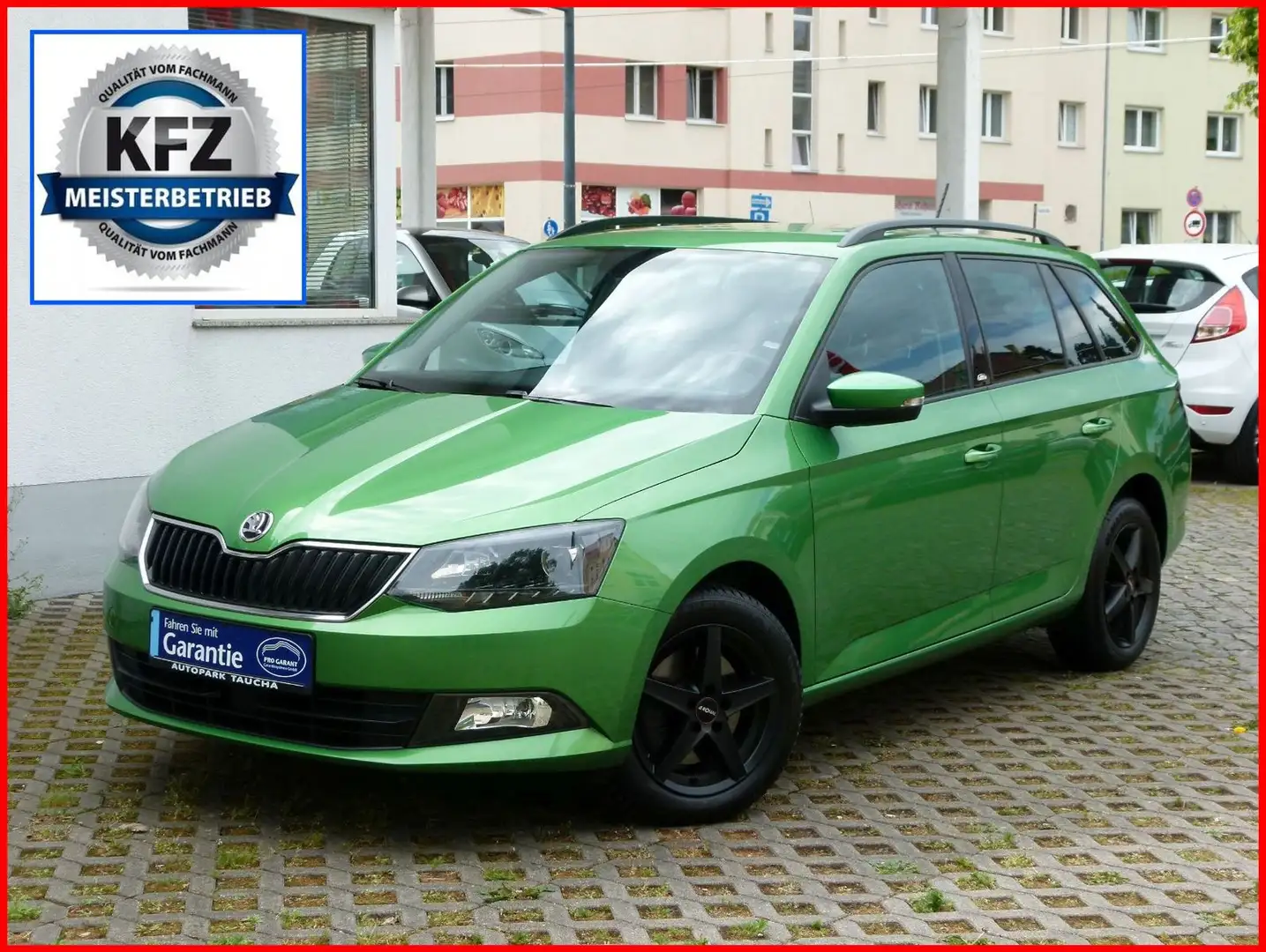 Skoda Fabia Combi TSI 2.Hd Klima SHz TÜV NEU +GARANTIE Vert - 1