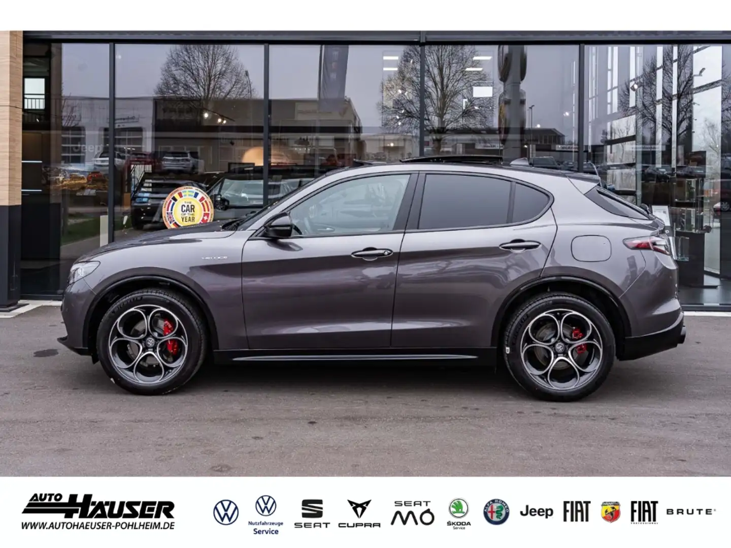 Alfa Romeo Stelvio Veloce 2.0 Turbo AT8 Q4 MY24 PANORAMA EL. HECKKL. Grey - 2