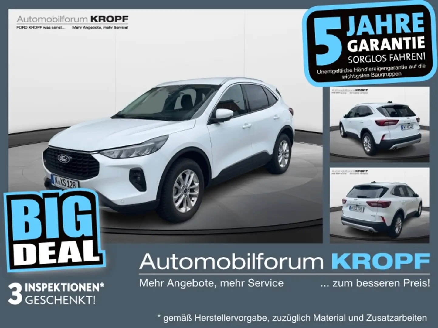 Ford Kuga 2.5Durat.HybridFHEVTitanium ACC NAVI TWA LED Wit - 1