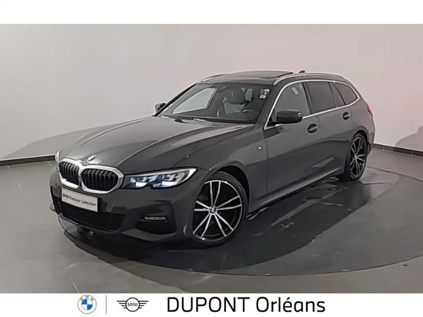 BMW 320 320dA MH xDrive 190ch M Sport Gris - 1