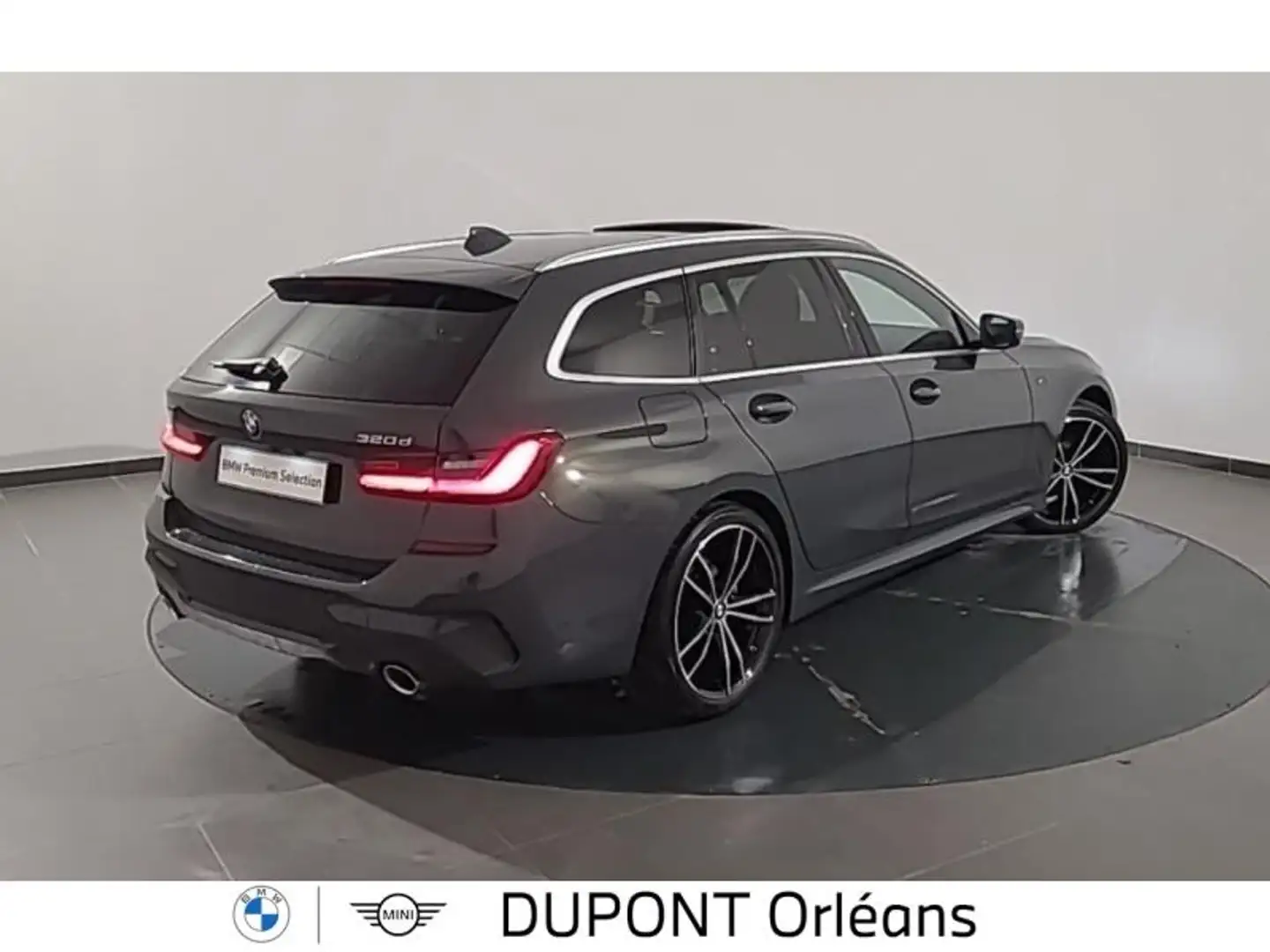 BMW 320 320dA MH xDrive 190ch M Sport Gris - 2