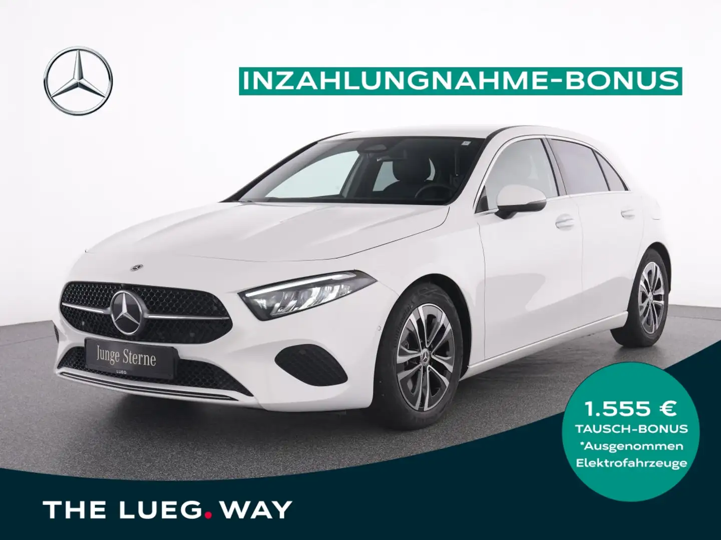 Mercedes-Benz A 220 4M Progressive+MBUX+LED-HP+Totw+RFK+KeyGo+ Weiß - 1