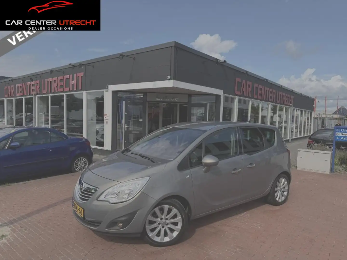 Opel Meriva 1.4 Turbo Cosmo | LPG | leder | navi | trekhaak | Bruin - 1