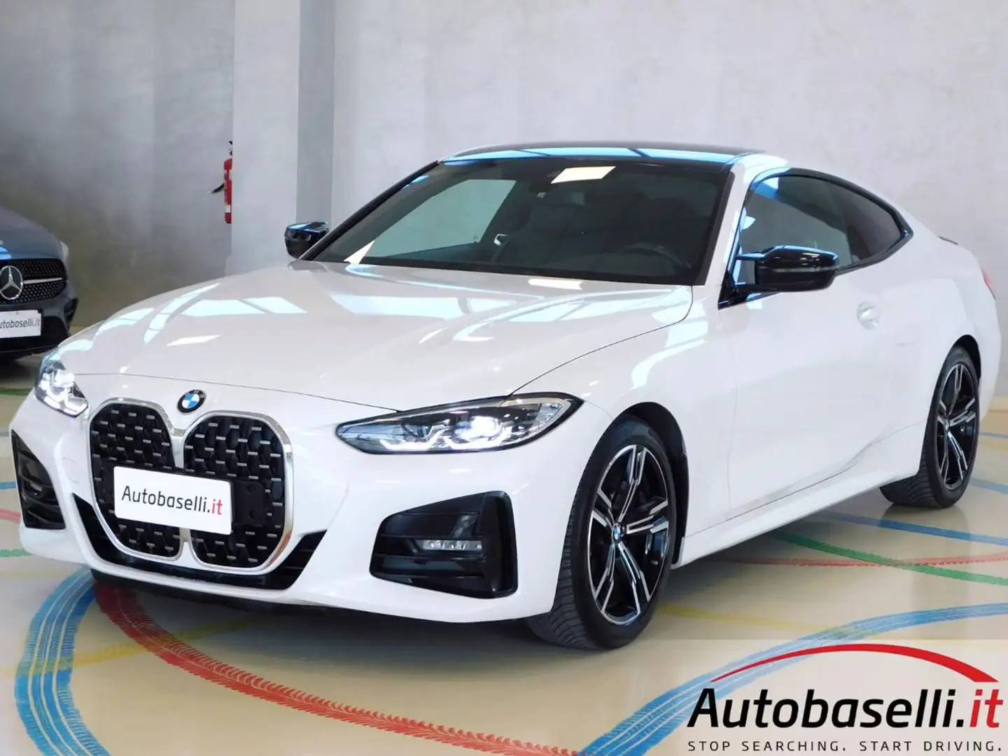 BMW 420 D 48v MHEV COUPÉ MSPORT AUTOMATICA Mild hybrid Bianco - 2