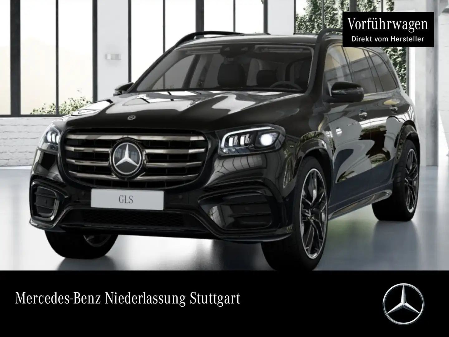 Mercedes-Benz GLS 450 d 4M AMG+NIGHT+PANO+360+AHK+MULTIBEAM+SPUR Schwarz - 1