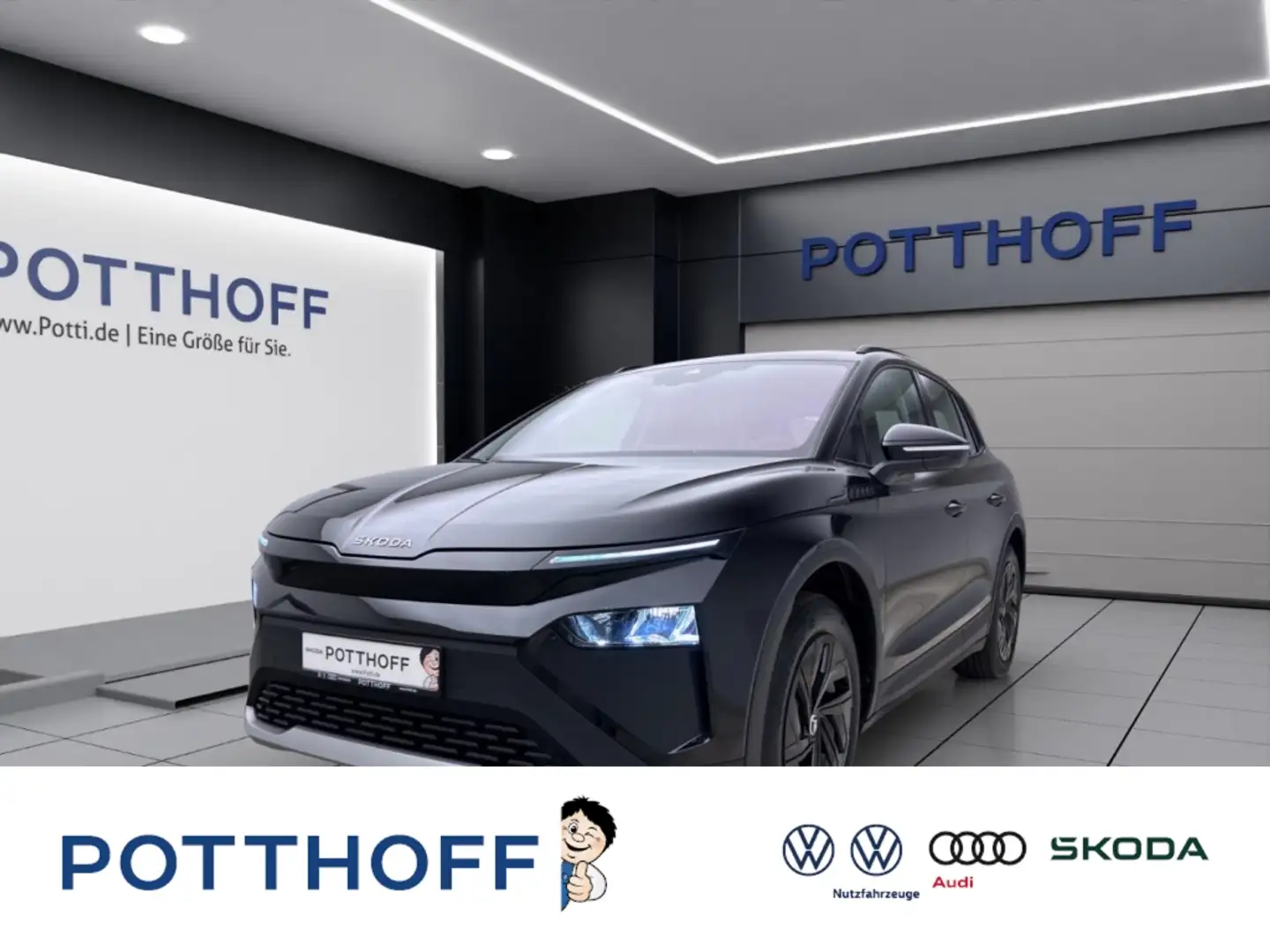 Skoda Elroq 50 TOUR NAV KAM SHZ LED 19 WINTER-P. SPURWECHSEL Negru - 1
