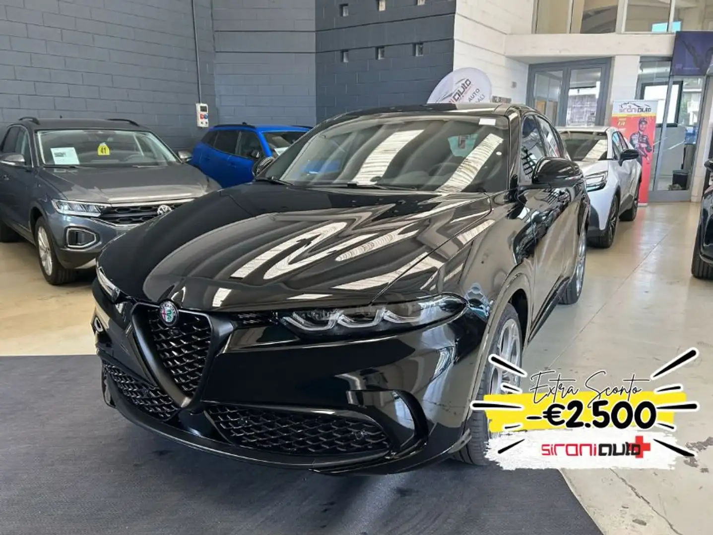 Alfa Romeo Tonale 1.6 diesel 130 CV TCT6 Veloce - PROMO SIRONIAUTO+ Nero - 1