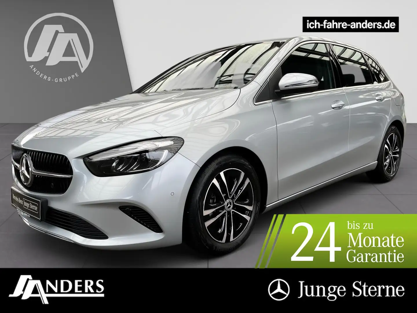 Mercedes-Benz B 180 Progressive+MBUX+SHZ+LED+Kamera+AHK+EASY-P Silber - 1