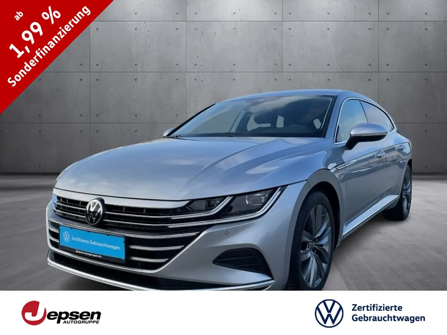 Volkswagen Arteon Shooting Brake Elegance 2.0TDI DSG AHK Silber - 1