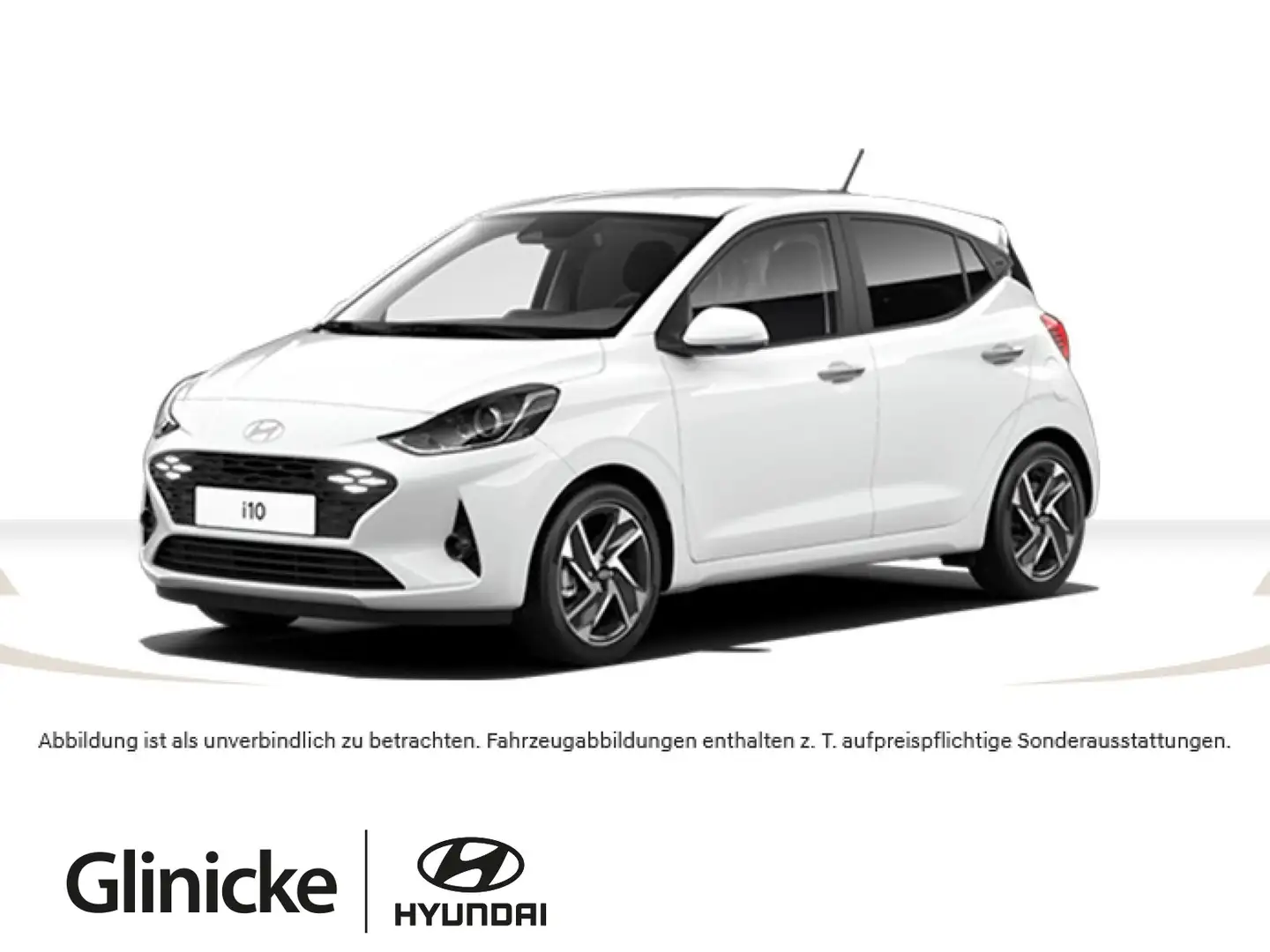 Hyundai i10 Trend*Automatik*KomfortP*Navi*RKam Weiß - 1