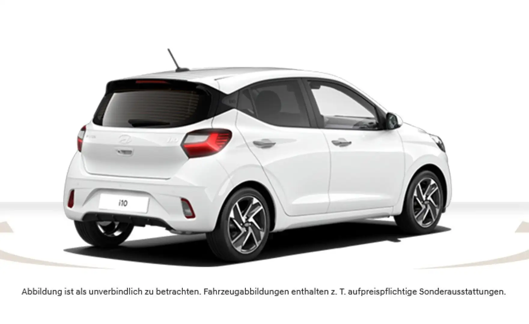 Hyundai i10 Trend*Automatik*KomfortP*Navi*RKam Weiß - 2