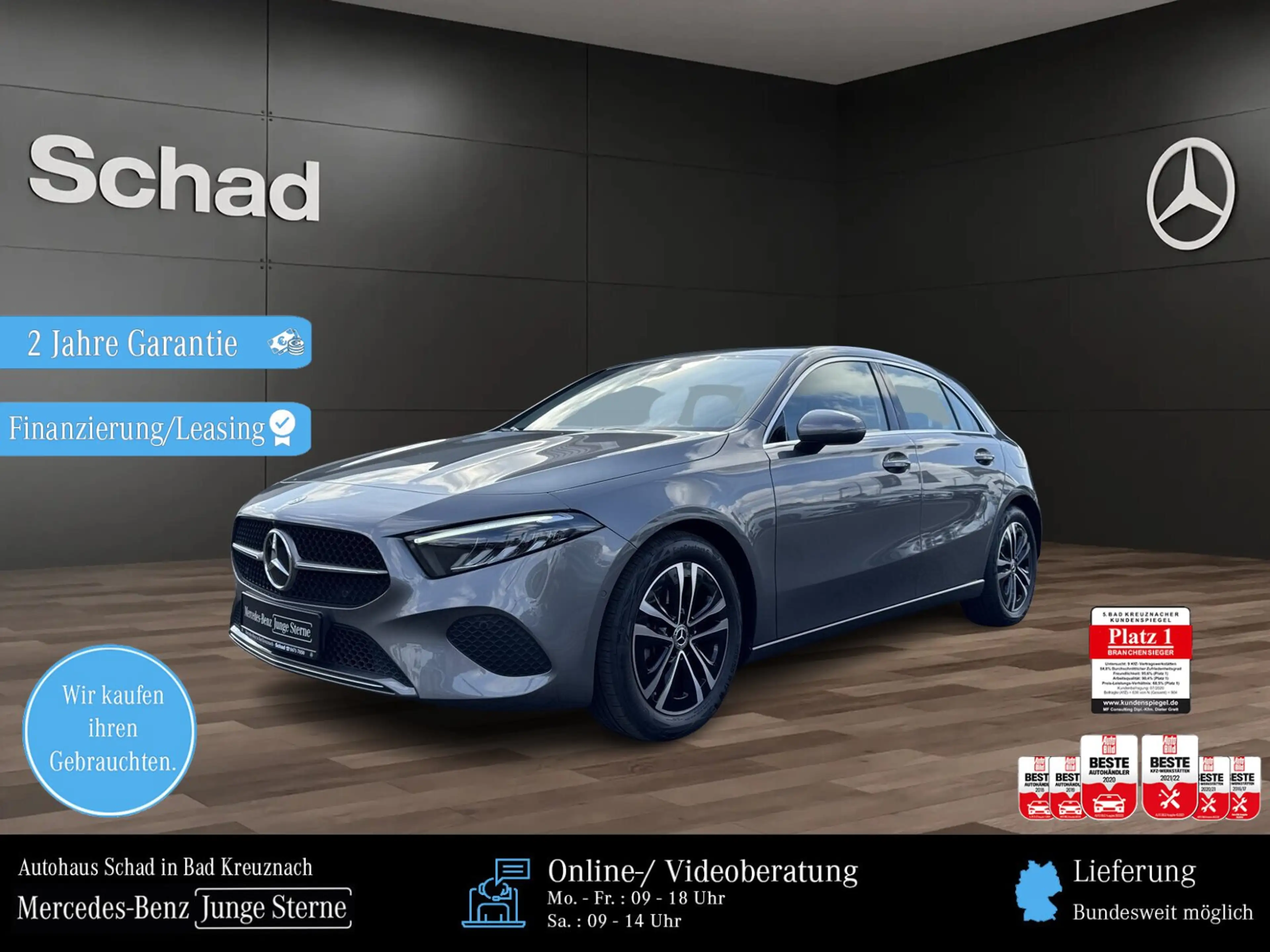 Mercedes-Benz A 200 A 200 PROGRESSIVE NAV+LED+AHK+KAMERA+CARPLAY+SHZ